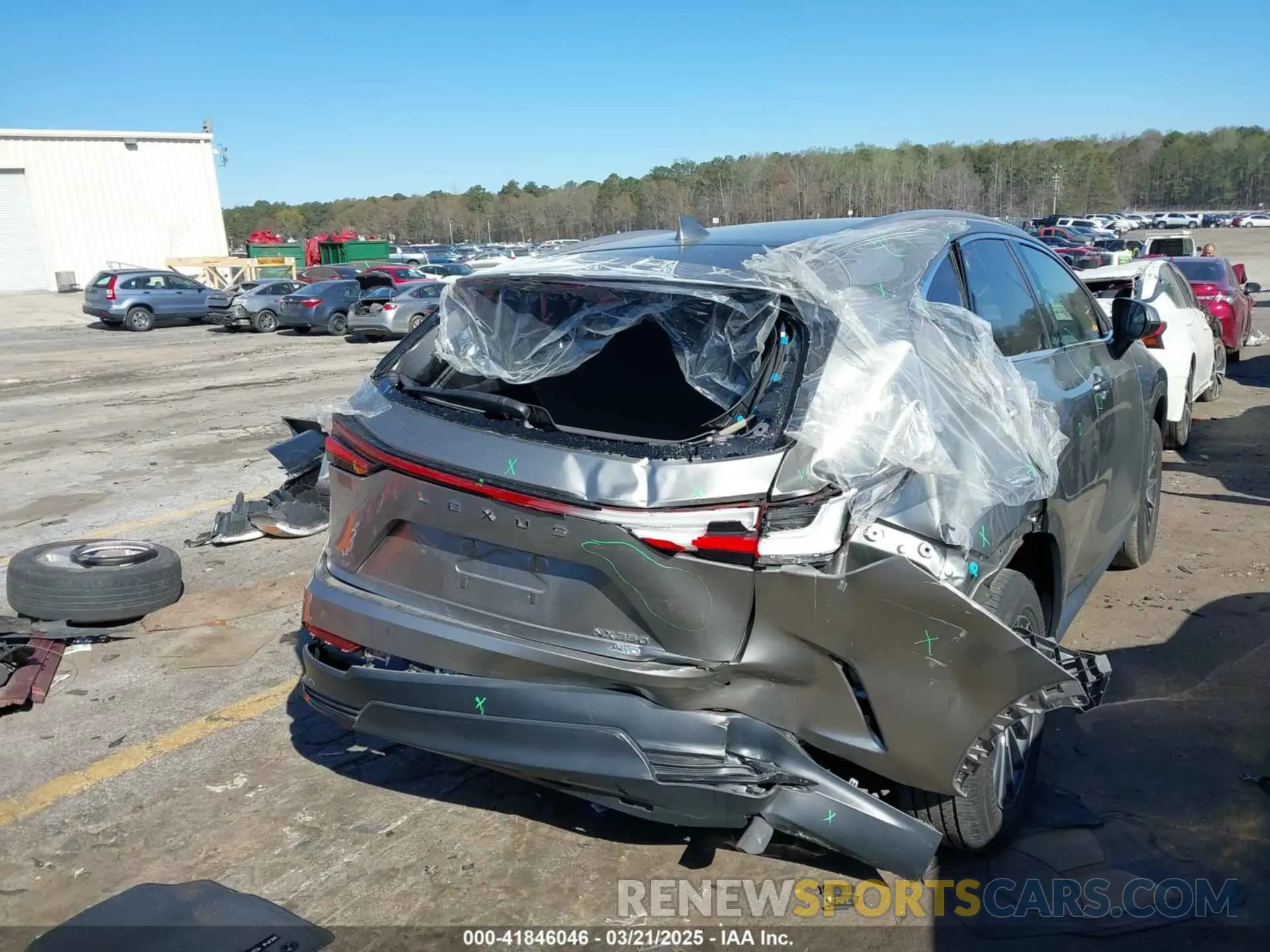 4 Photograph of a damaged car 2T2GGCEZ4PC020394 LEXUS NX 350 2023