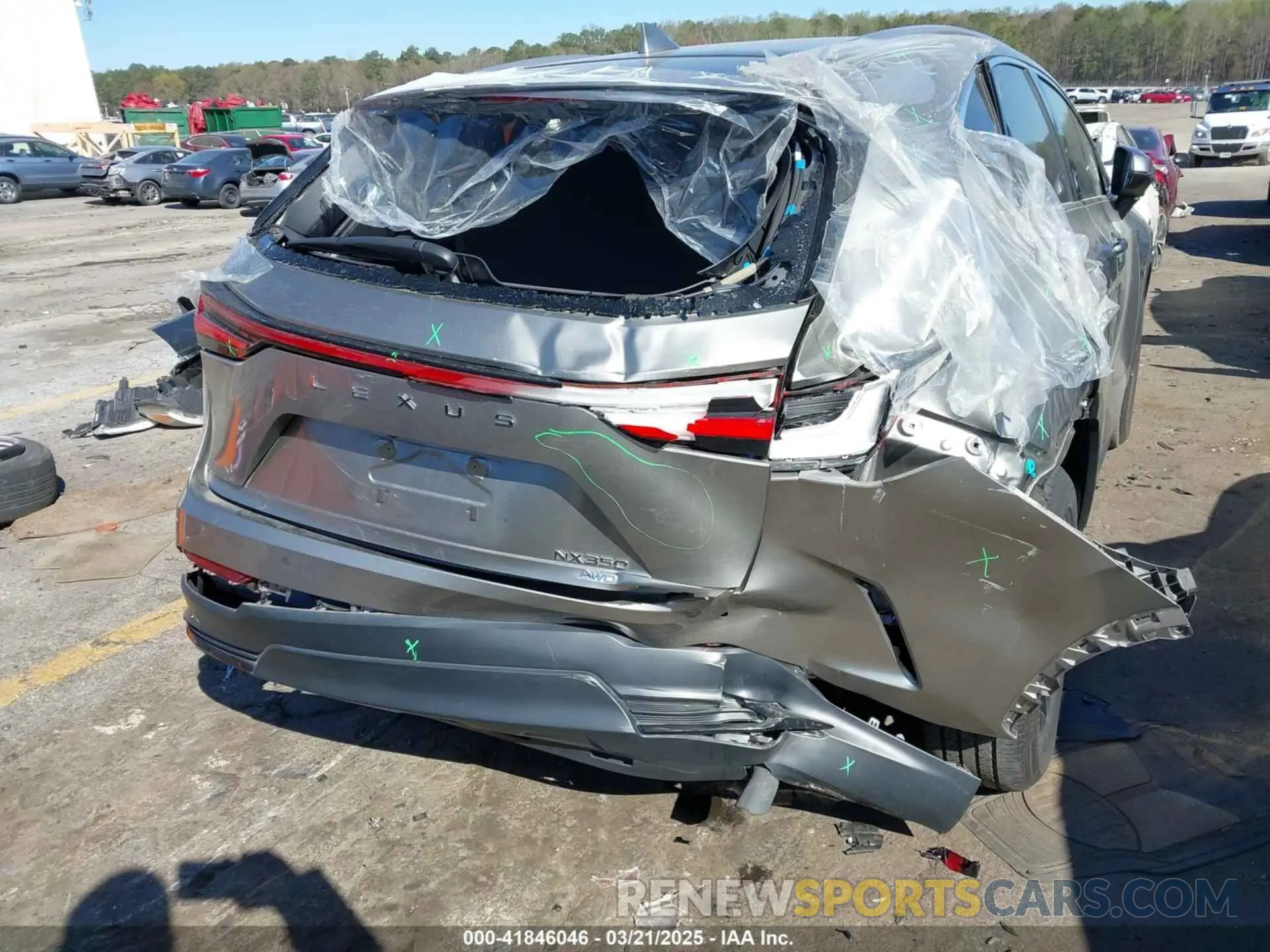6 Photograph of a damaged car 2T2GGCEZ4PC020394 LEXUS NX 350 2023