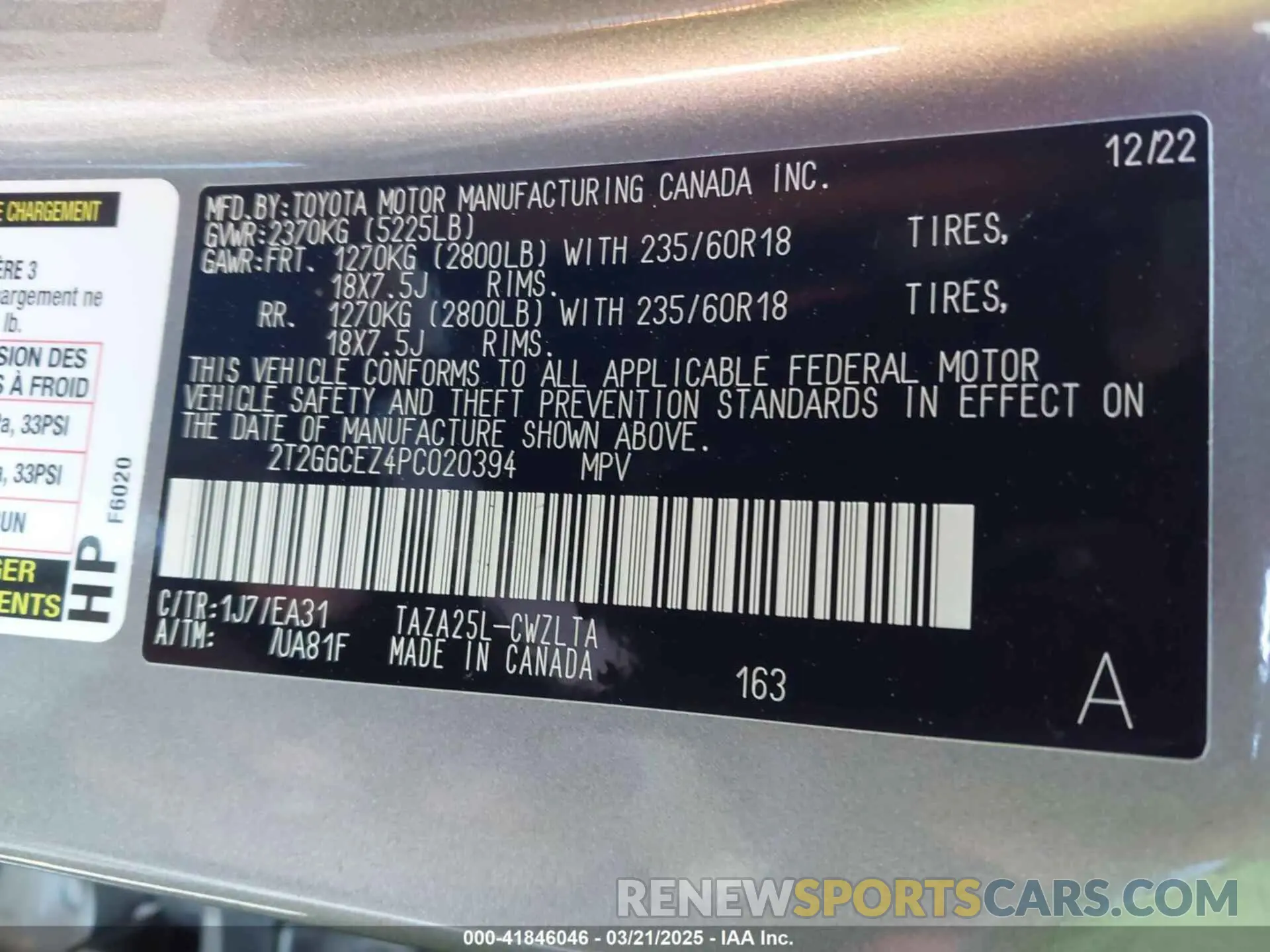 9 Photograph of a damaged car 2T2GGCEZ4PC020394 LEXUS NX 350 2023
