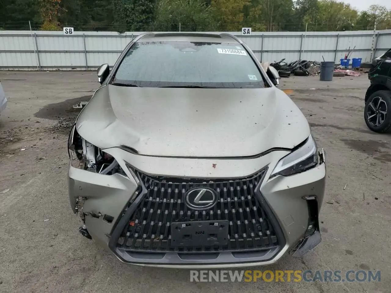5 Photograph of a damaged car 2T2GGCEZ6PC018050 LEXUS NX 350 2023