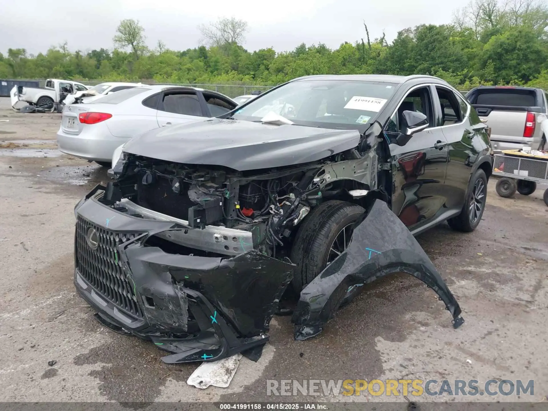 2 Photograph of a damaged car 2T2GGCEZ6PC026648 LEXUS NX 350 2023