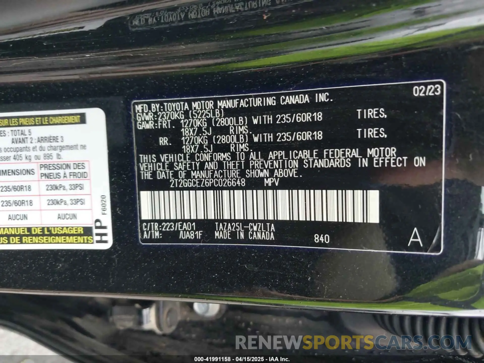 9 Photograph of a damaged car 2T2GGCEZ6PC026648 LEXUS NX 350 2023