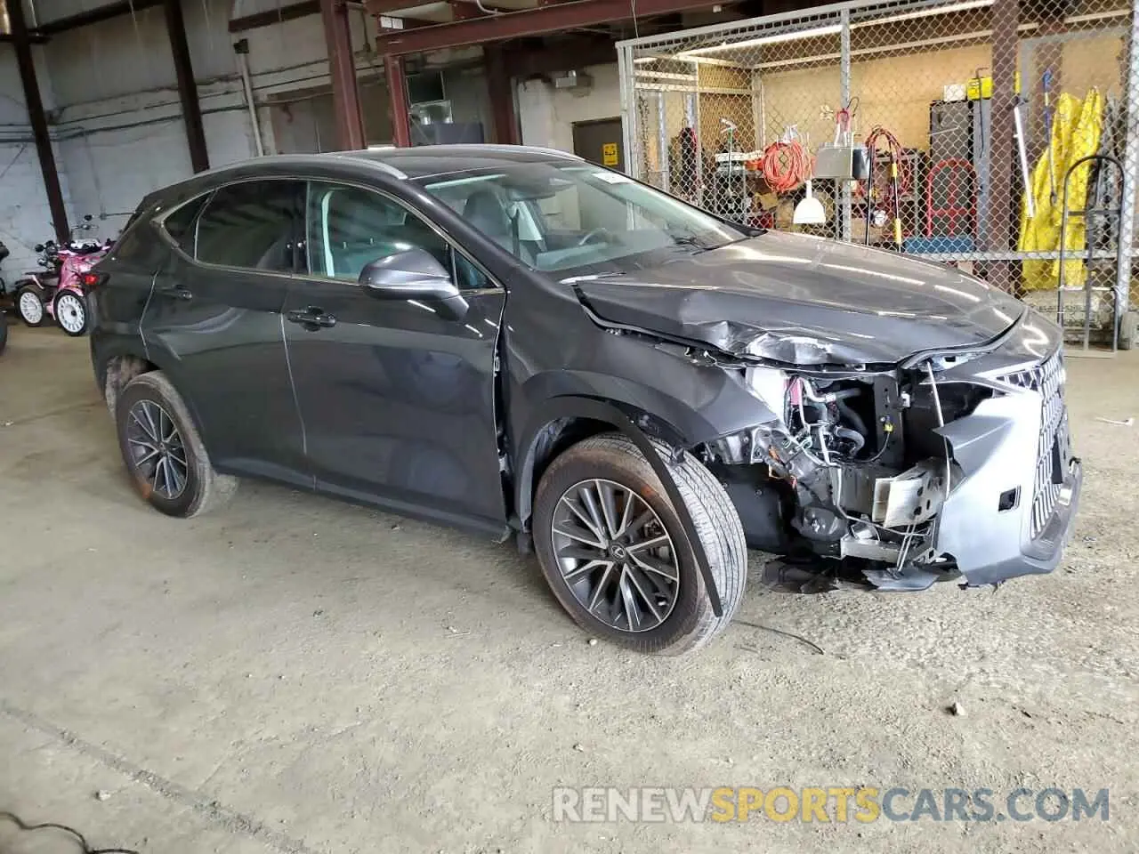 4 Photograph of a damaged car 2T2GGCEZ7PC019174 LEXUS NX 350 2023