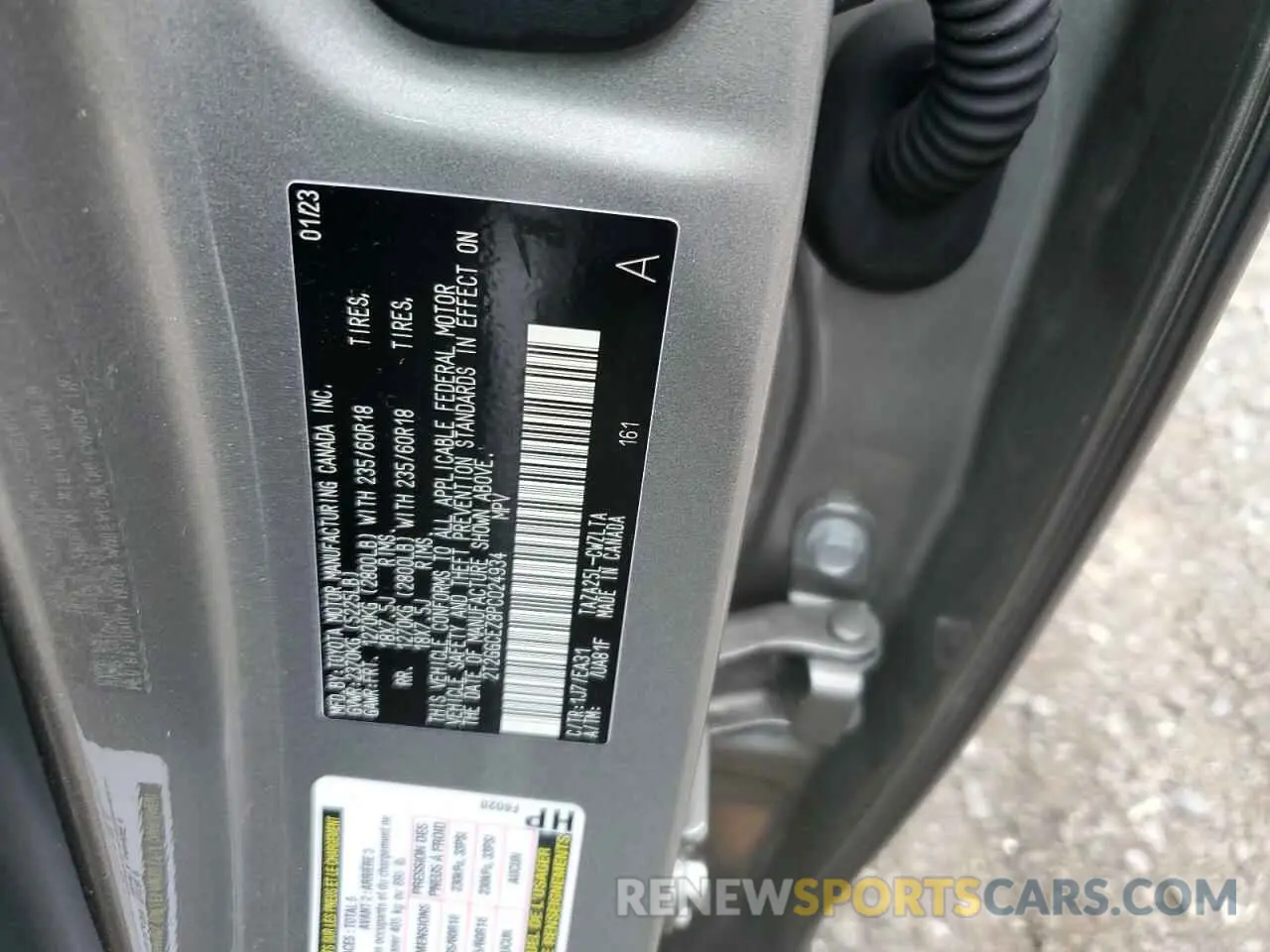 13 Photograph of a damaged car 2T2GGCEZ8PC024934 LEXUS NX 350 2023
