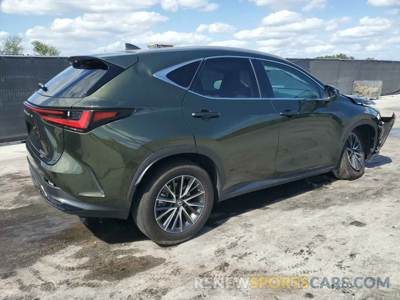 3 Photograph of a damaged car 2T2GGCEZ9PC021881 LEXUS NX 350 2023
