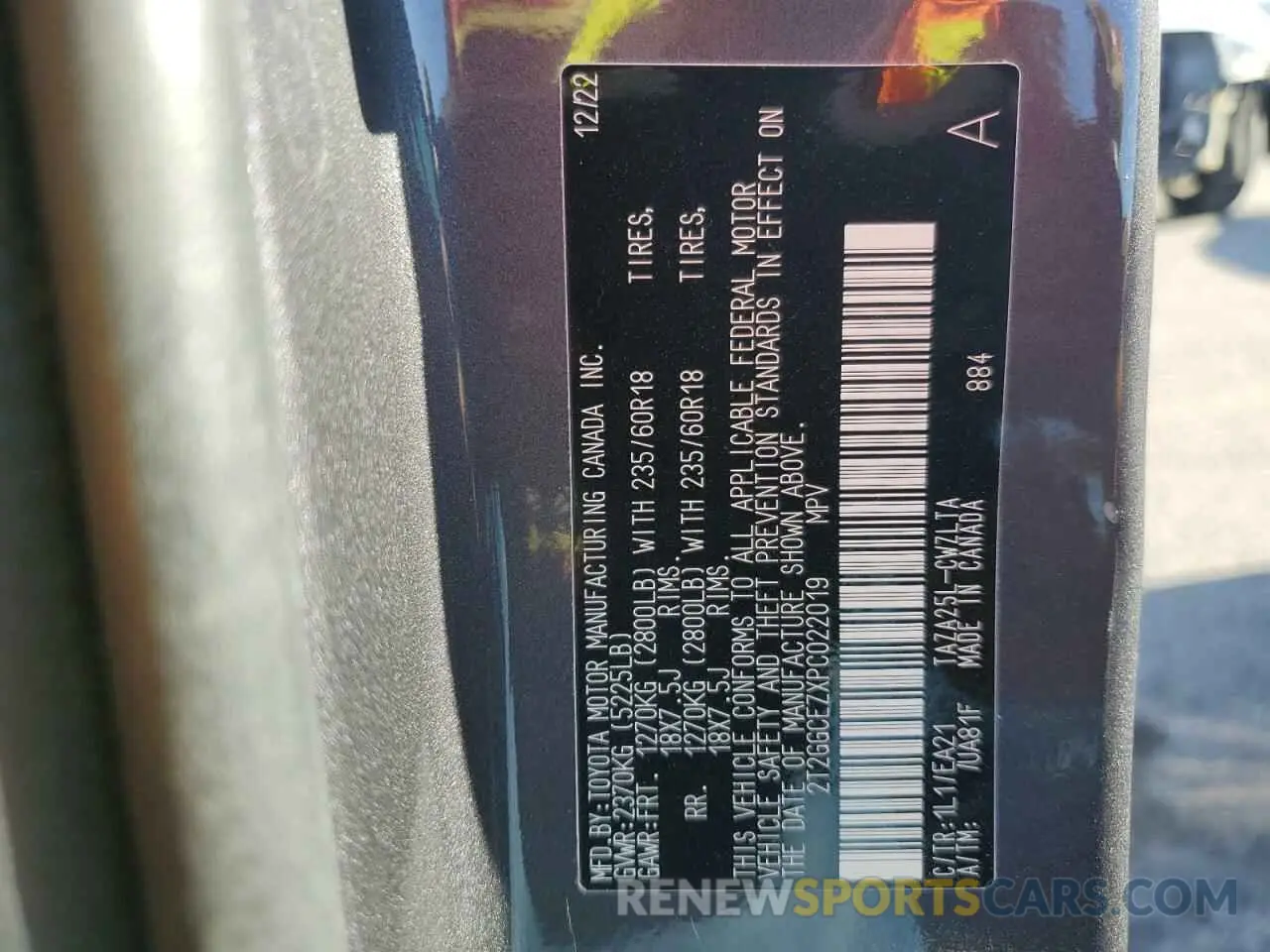 14 Photograph of a damaged car 2T2GGCEZXPC022019 LEXUS NX 350 2023