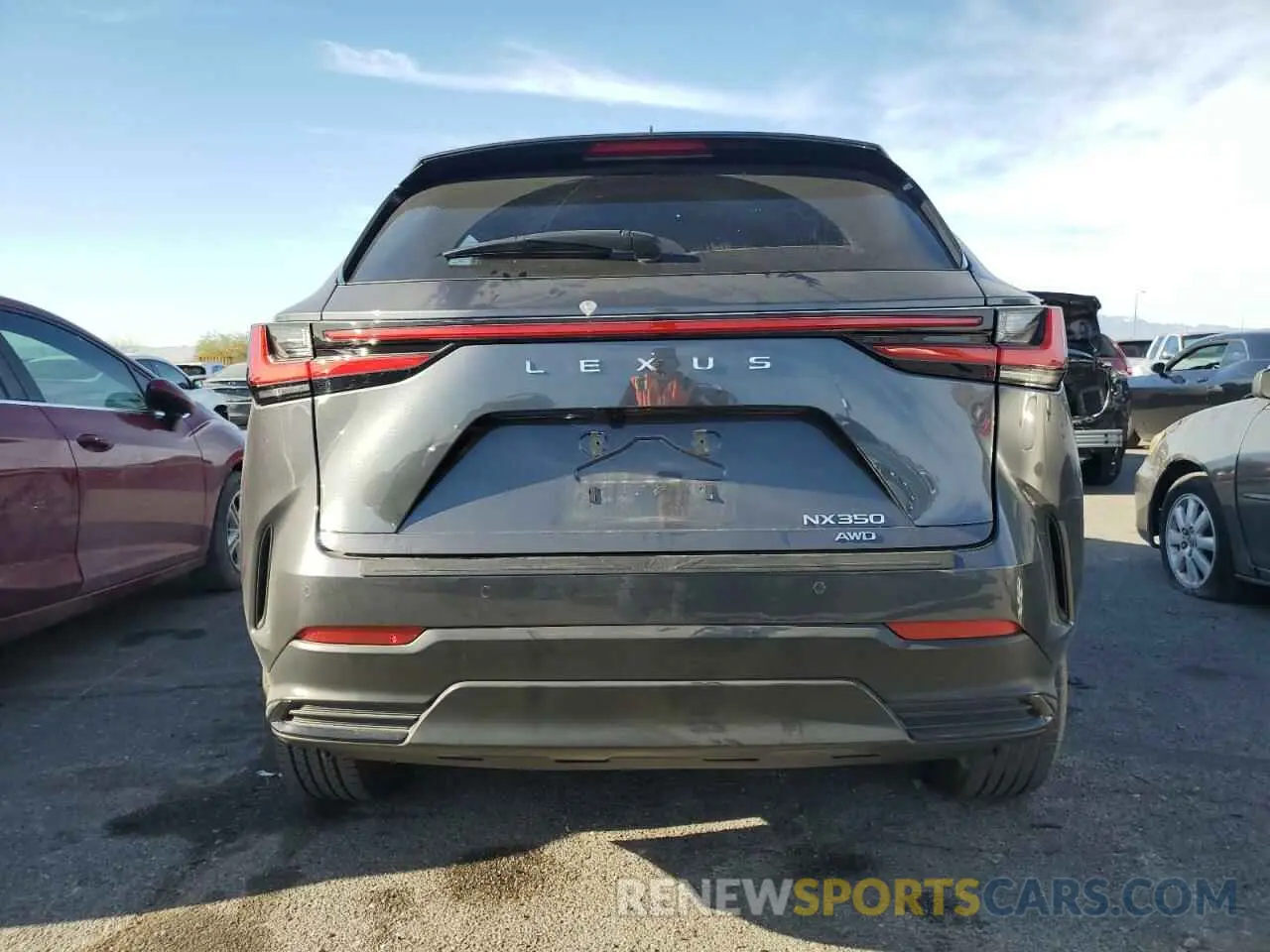 6 Photograph of a damaged car 2T2GGCEZXPC022019 LEXUS NX 350 2023