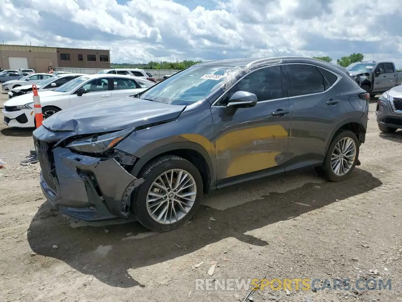 1 Photograph of a damaged car 2T2HGCEZXPC027533 LEXUS NX 350 2023