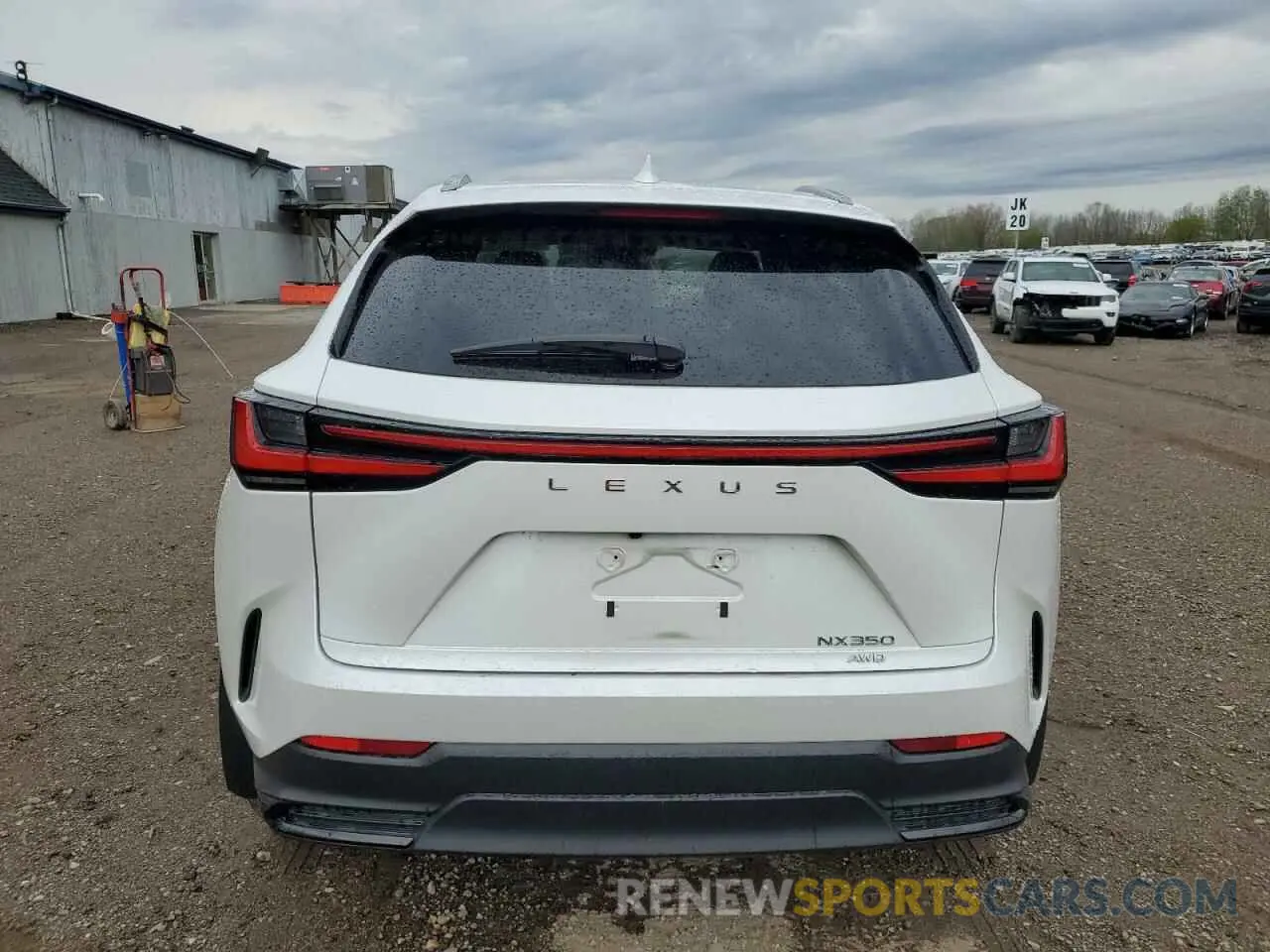 6 Photograph of a damaged car JTJAGCEZ3P5005454 LEXUS NX 350 2023