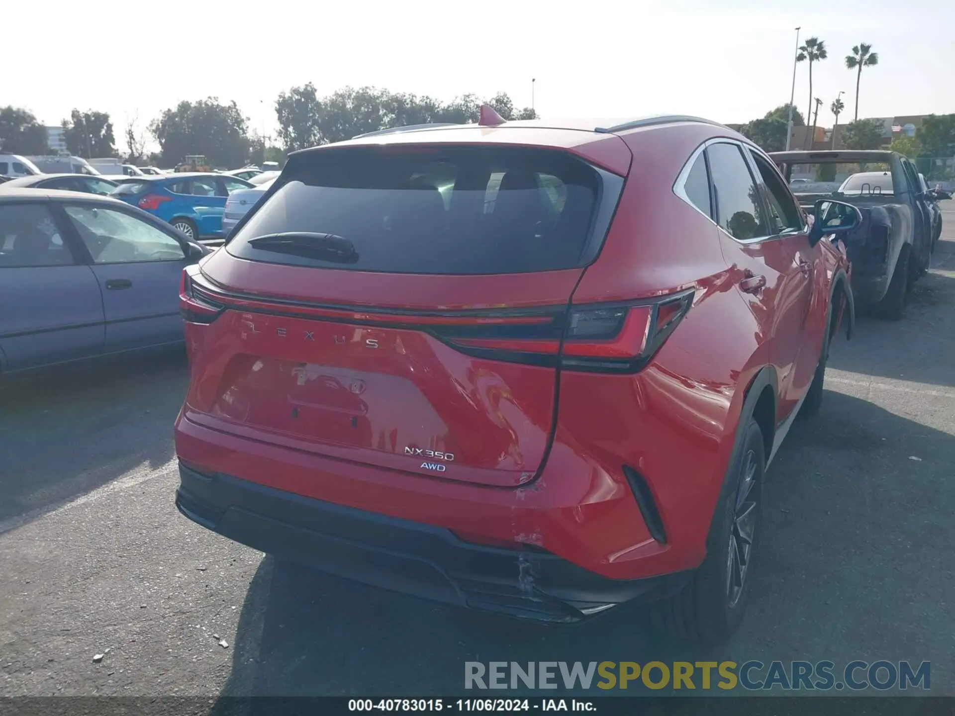 4 Photograph of a damaged car 2T2AGCEZ1RC042684 LEXUS NX 350 2024