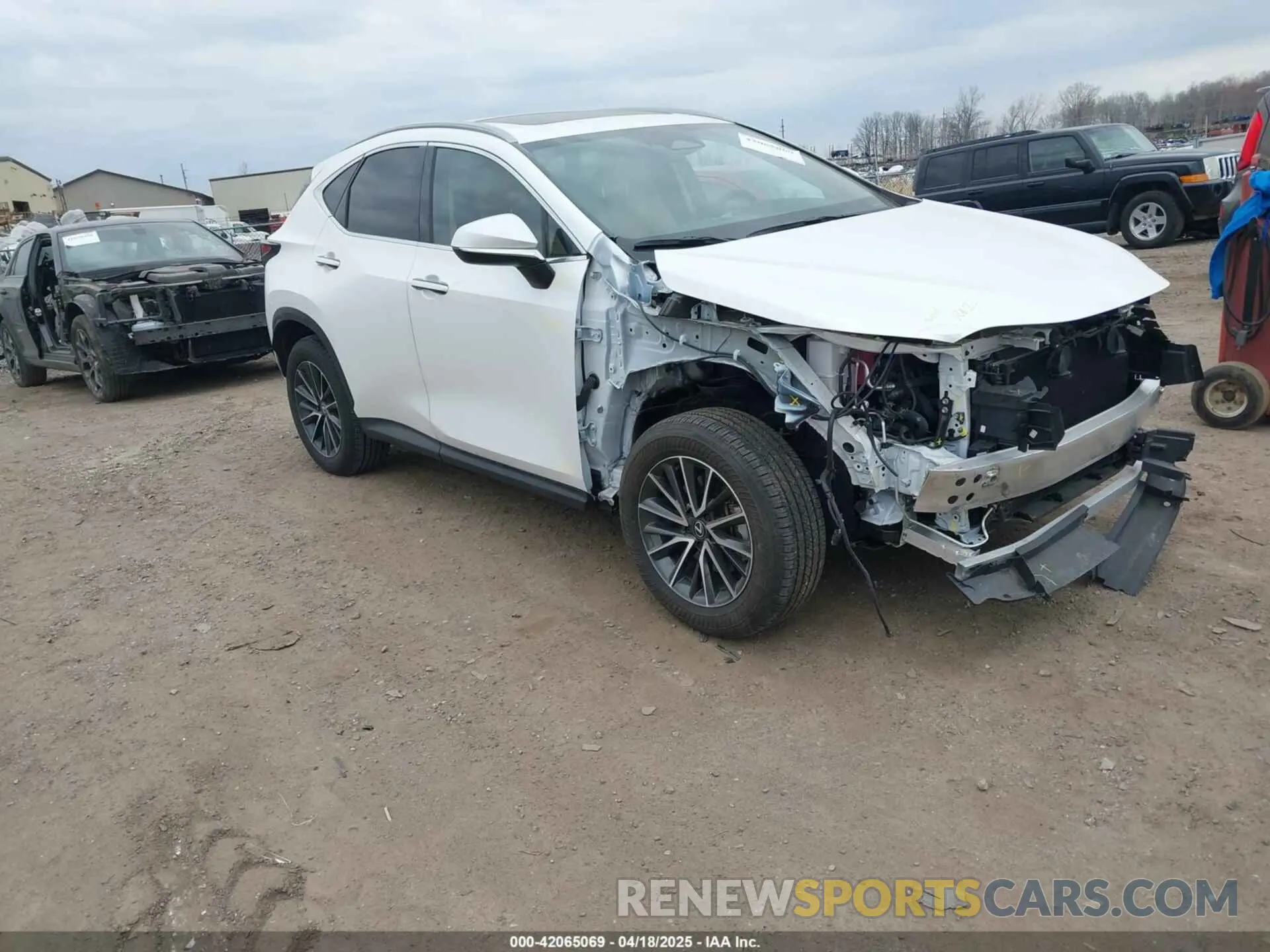 1 Photograph of a damaged car 2T2AGCEZ2RC057372 LEXUS NX 350 2024