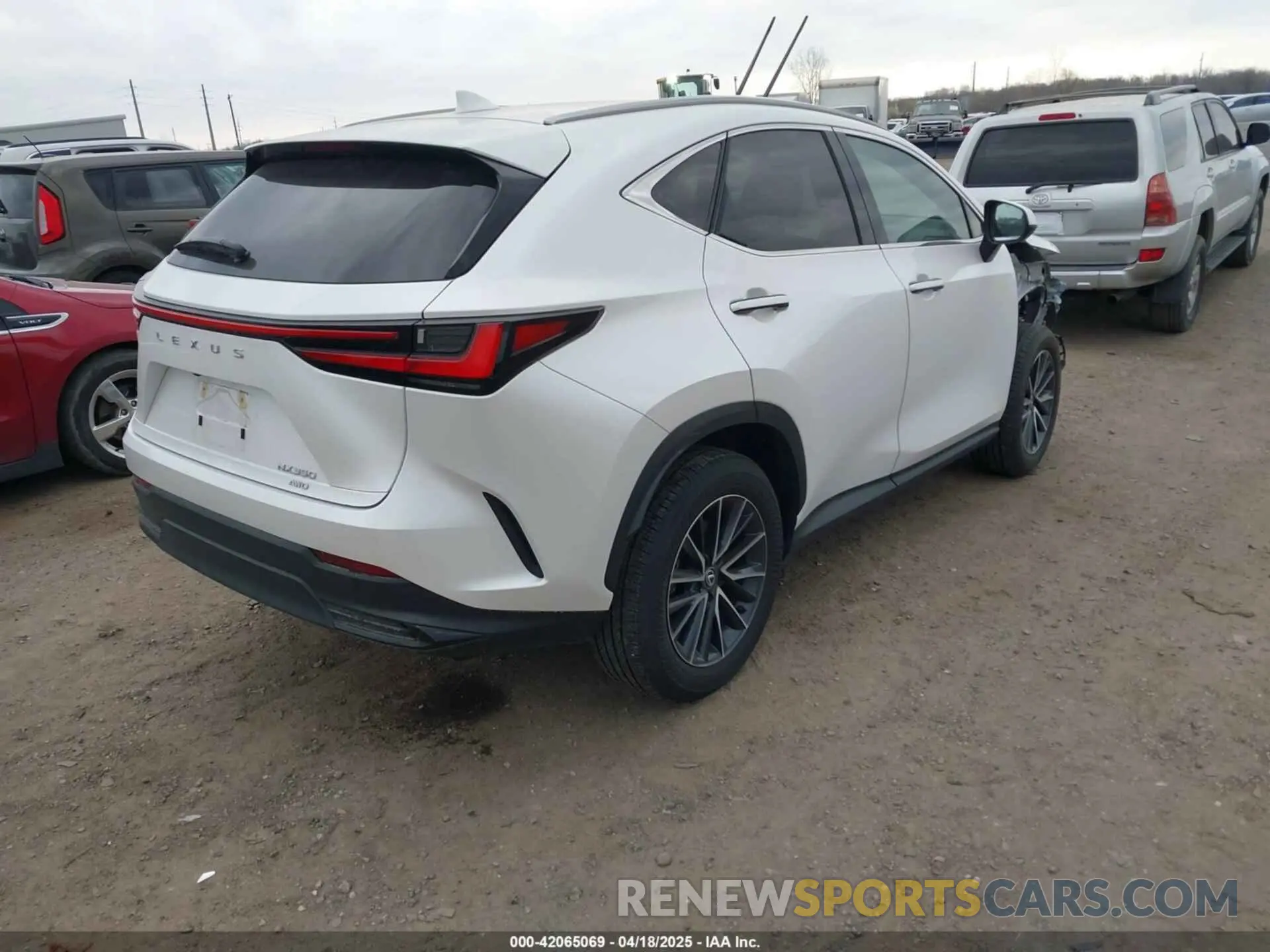 4 Photograph of a damaged car 2T2AGCEZ2RC057372 LEXUS NX 350 2024