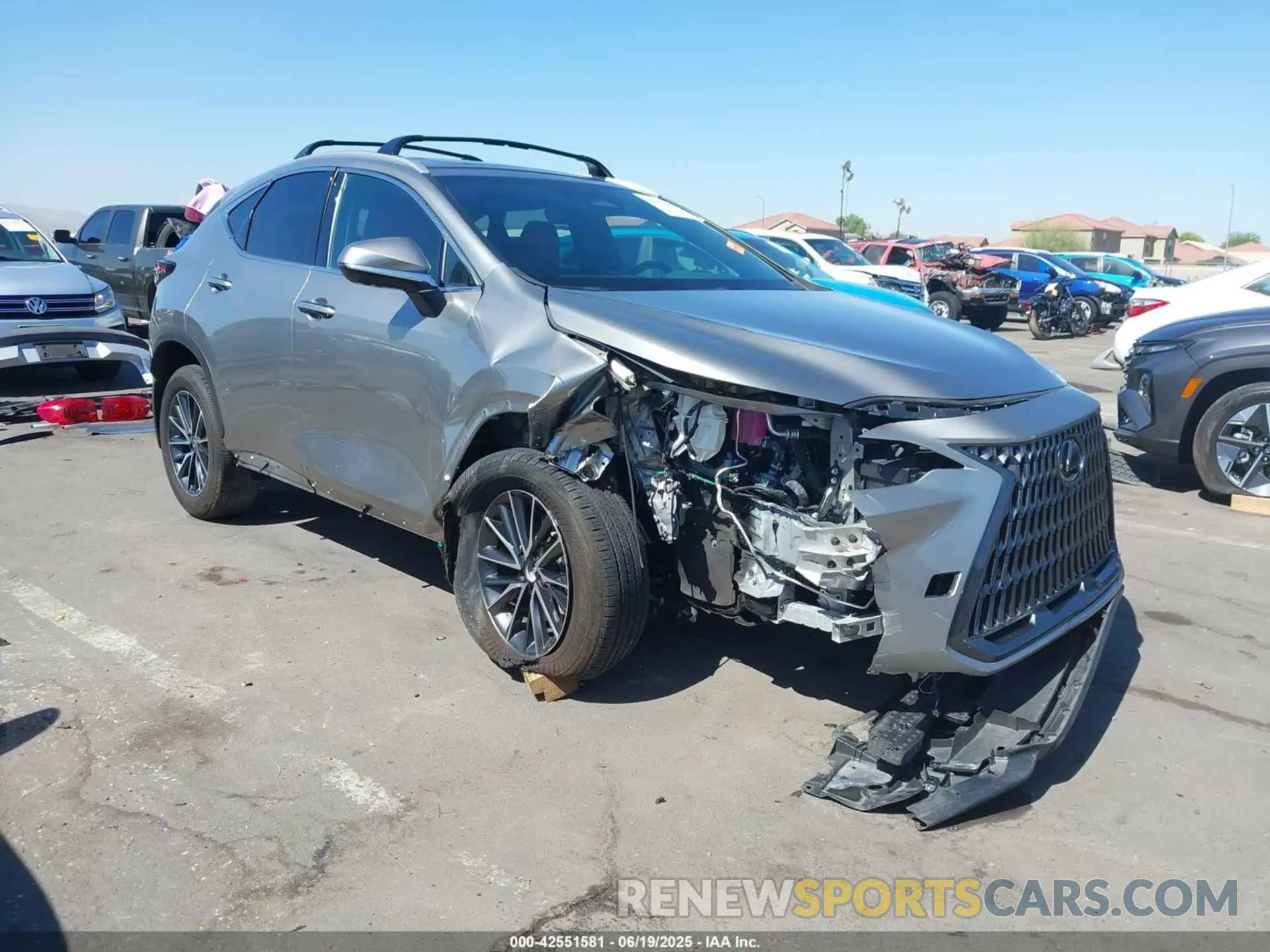 1 Photograph of a damaged car 2T2GGCEZ3RC049310 LEXUS NX 350 2024