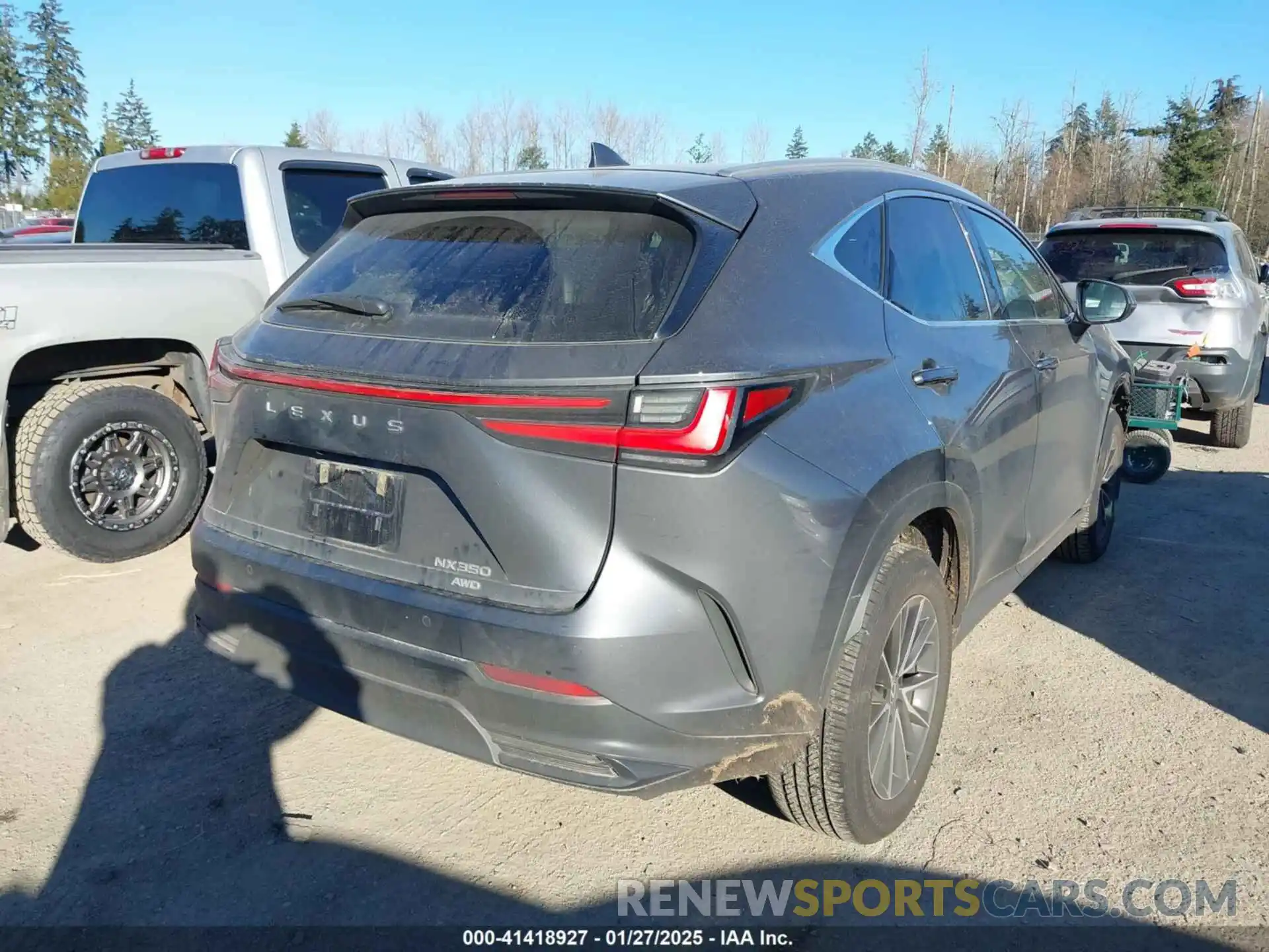 4 Photograph of a damaged car 2T2GGCEZ3RC050313 LEXUS NX 350 2024