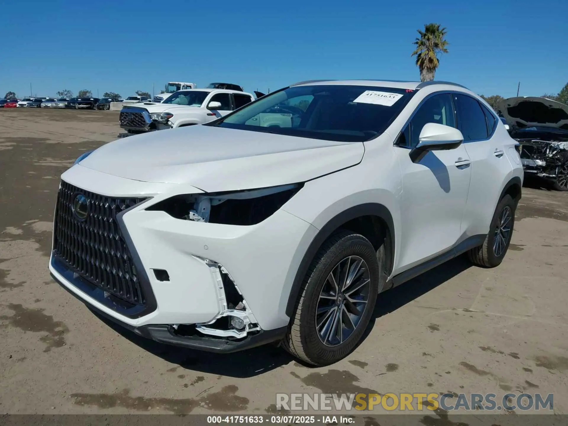 2 Photograph of a damaged car 2T2GGCEZ6RC054338 LEXUS NX 350 2024