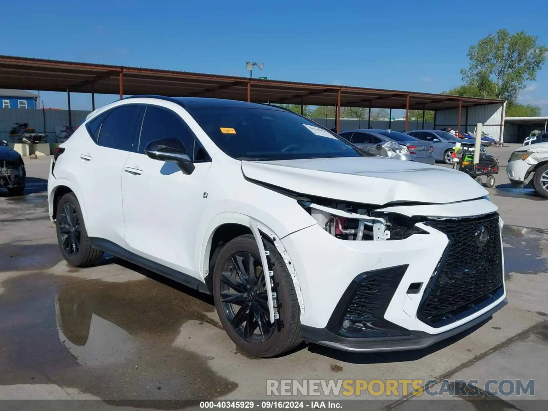 1 Photograph of a damaged car 2T2KGCEZ6RC045018 LEXUS NX 350 2024