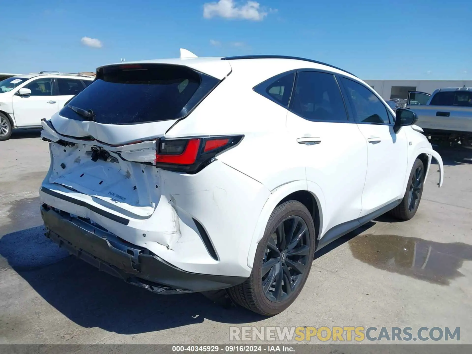 4 Photograph of a damaged car 2T2KGCEZ6RC045018 LEXUS NX 350 2024