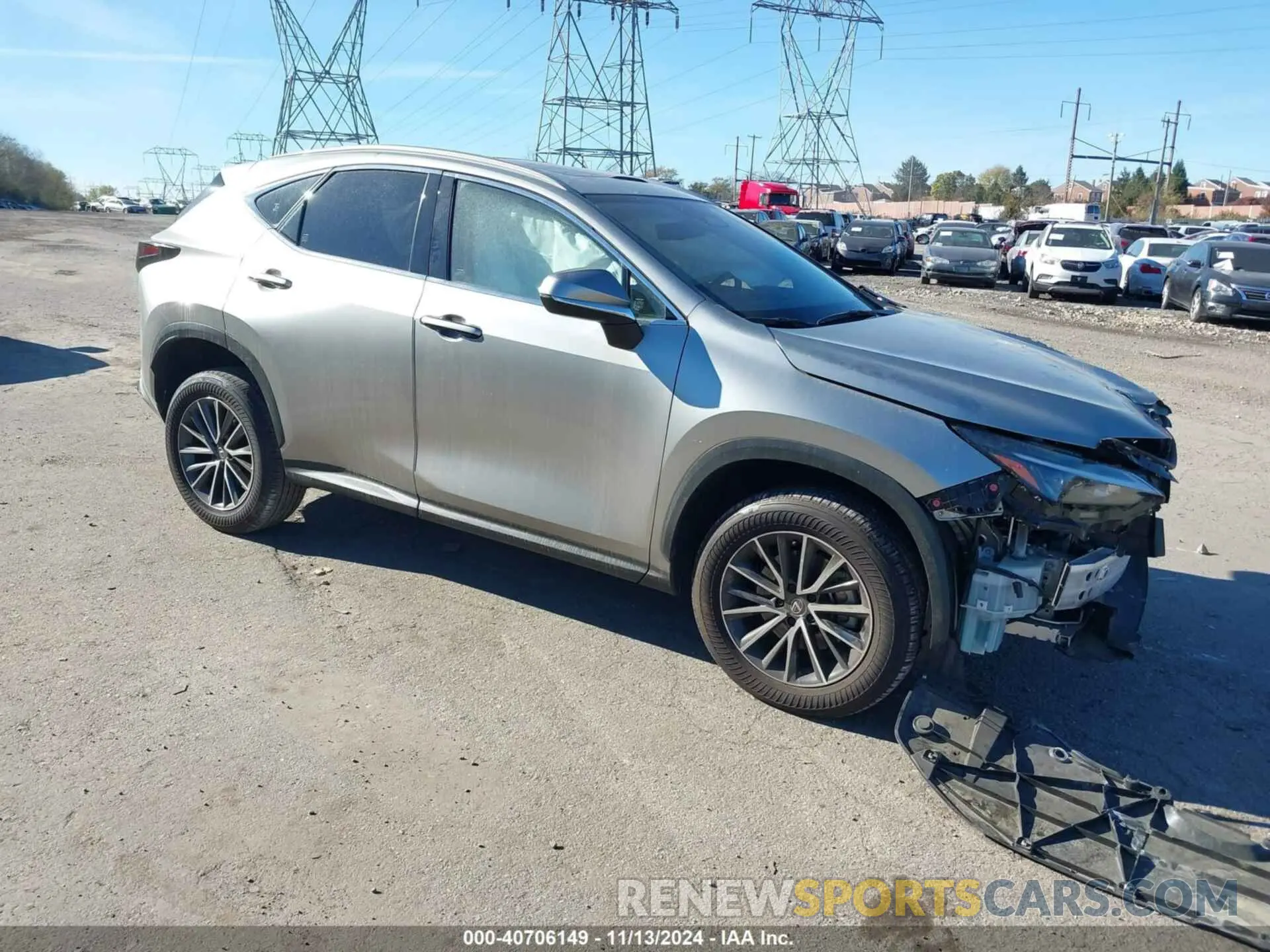 1 Photograph of a damaged car JTJGGCEZ2R5005863 LEXUS NX 350 2024