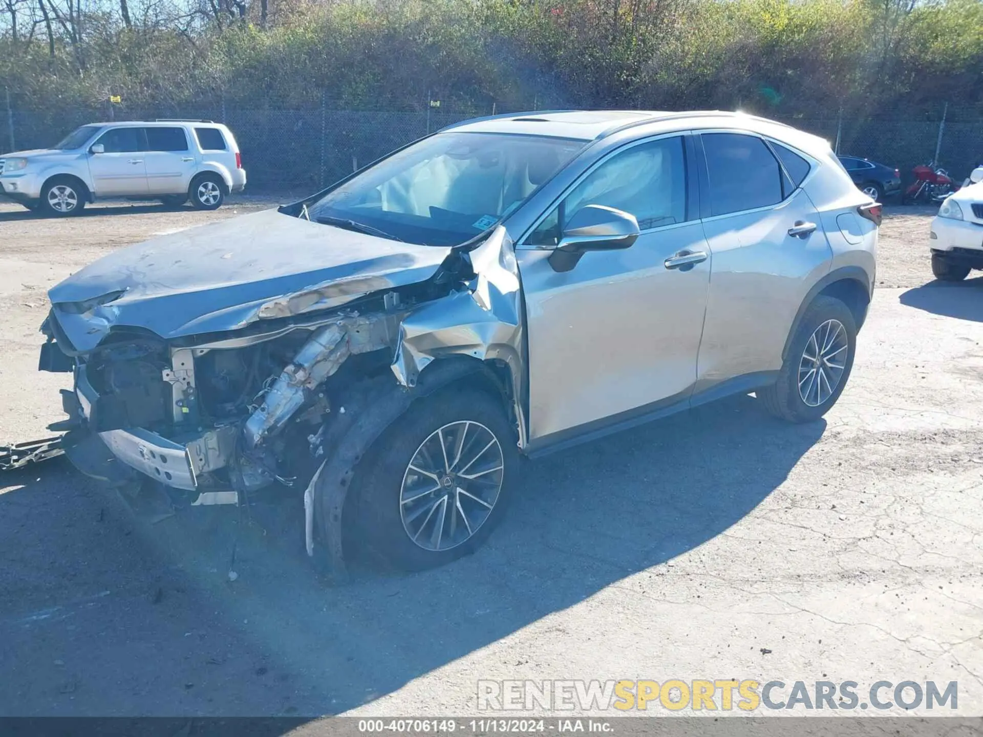 2 Photograph of a damaged car JTJGGCEZ2R5005863 LEXUS NX 350 2024