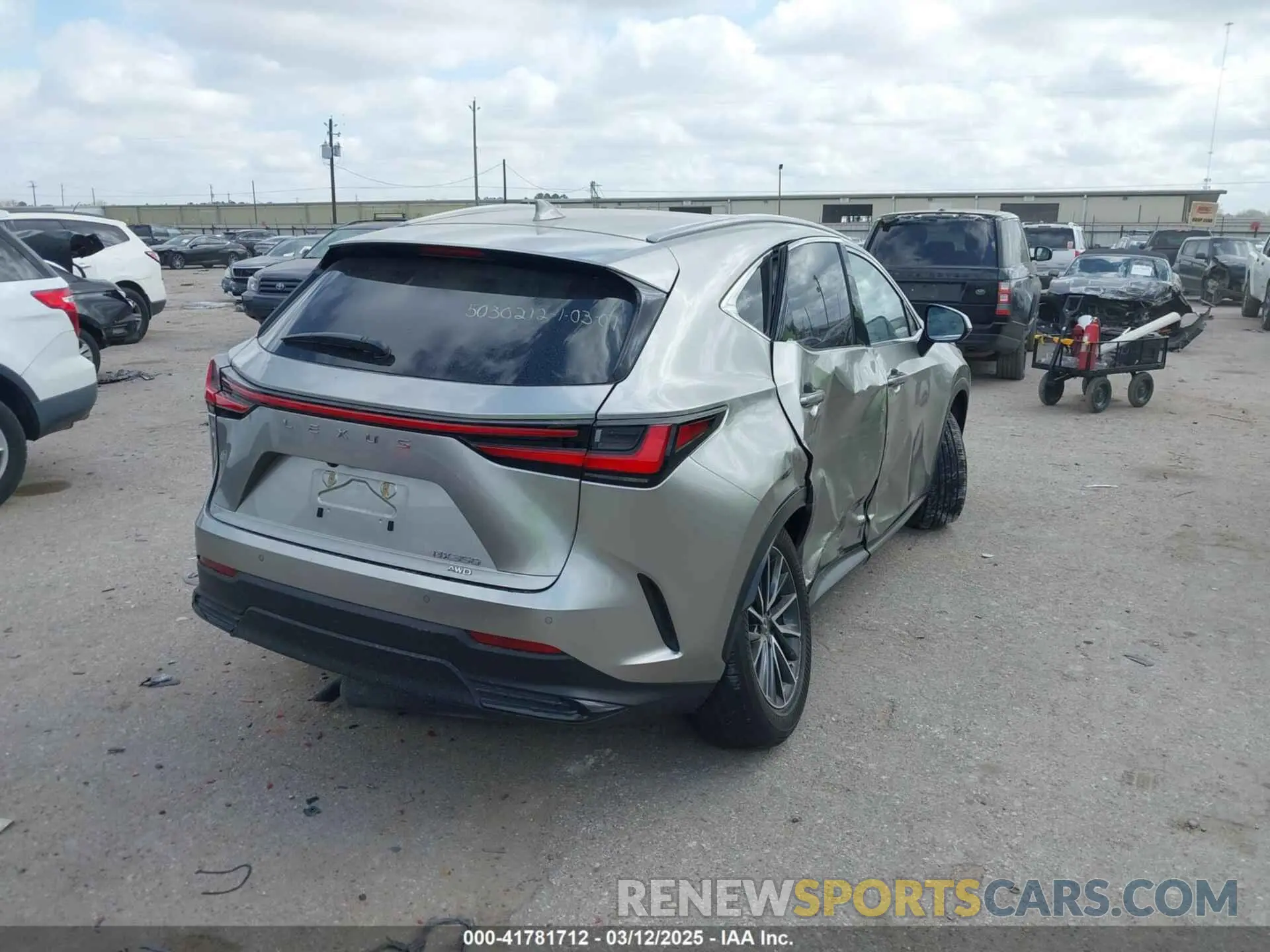 4 Photograph of a damaged car JTJGGCEZ5R2015689 LEXUS NX 350 2024