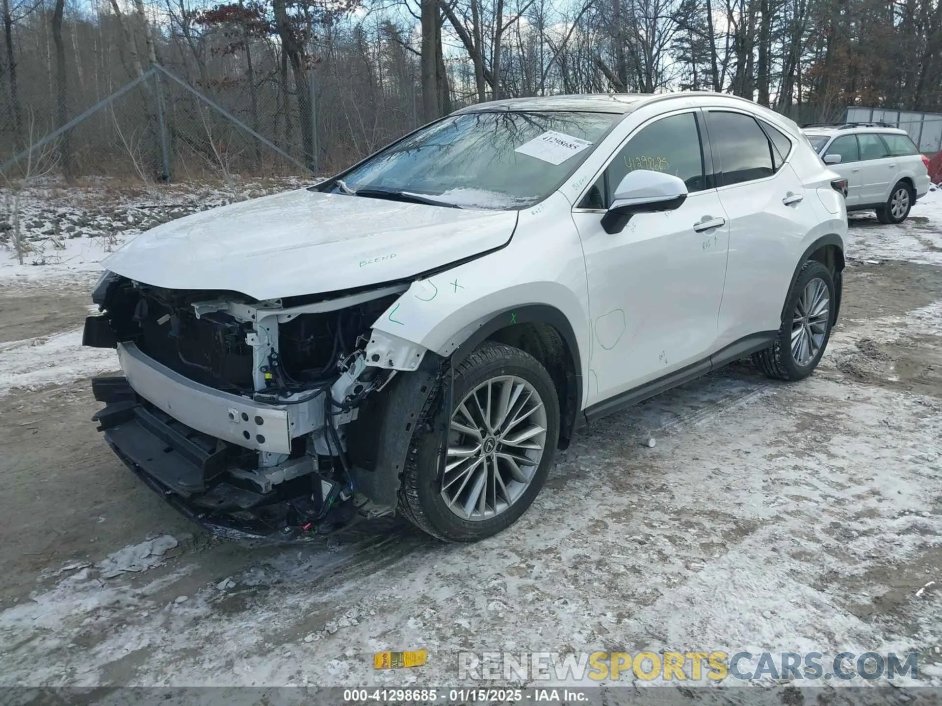 2 Photograph of a damaged car JTJHGCEZXR5007672 LEXUS NX 350 2024