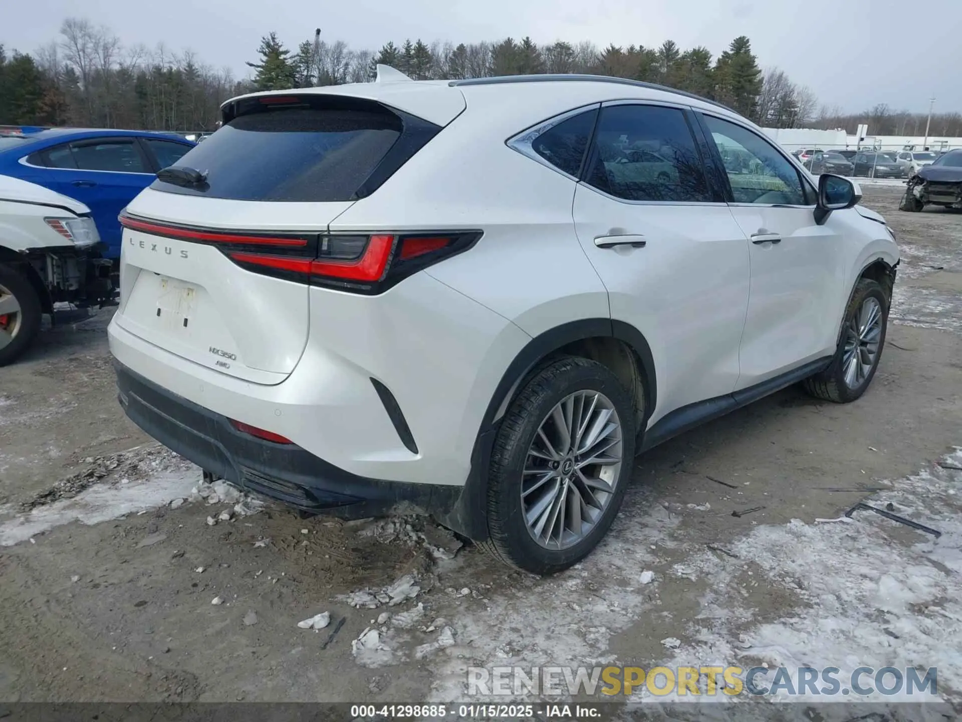 4 Photograph of a damaged car JTJHGCEZXR5007672 LEXUS NX 350 2024