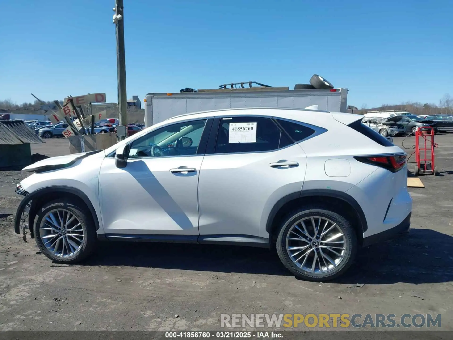 14 Photograph of a damaged car 2T2GGCEZ1SC067262 LEXUS NX 350 2025