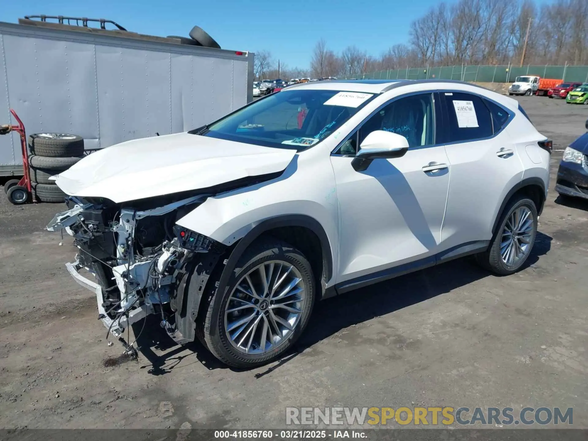 2 Photograph of a damaged car 2T2GGCEZ1SC067262 LEXUS NX 350 2025