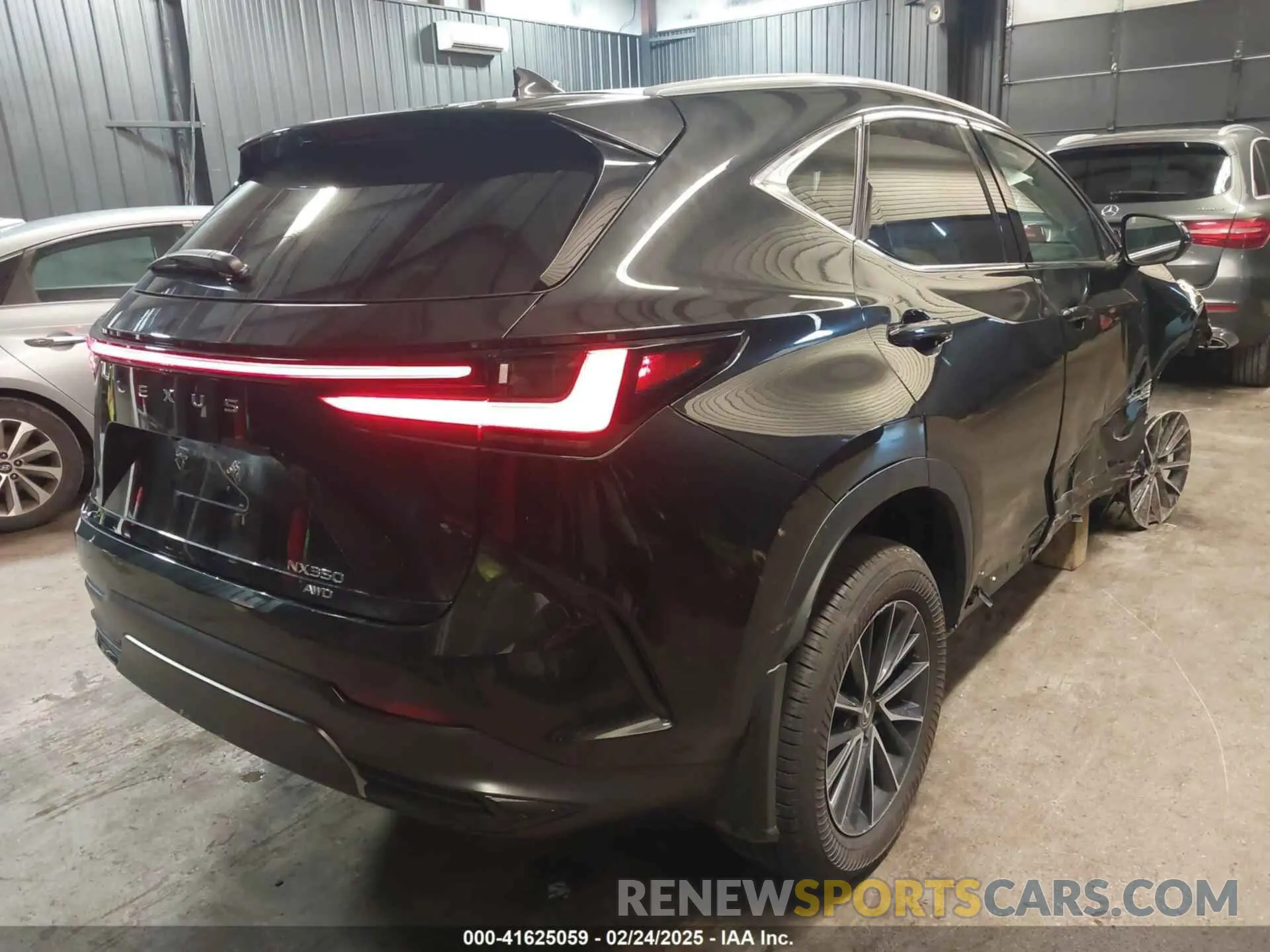 4 Photograph of a damaged car 2T2GGCEZ5SC063294 LEXUS NX 350 2025