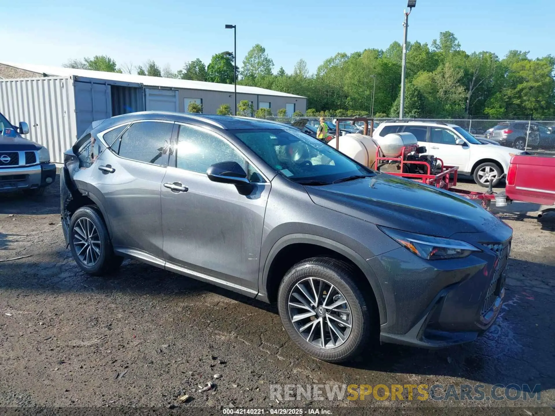 1 Photograph of a damaged car 2T2GGCEZ9SC076615 LEXUS NX 350 2025