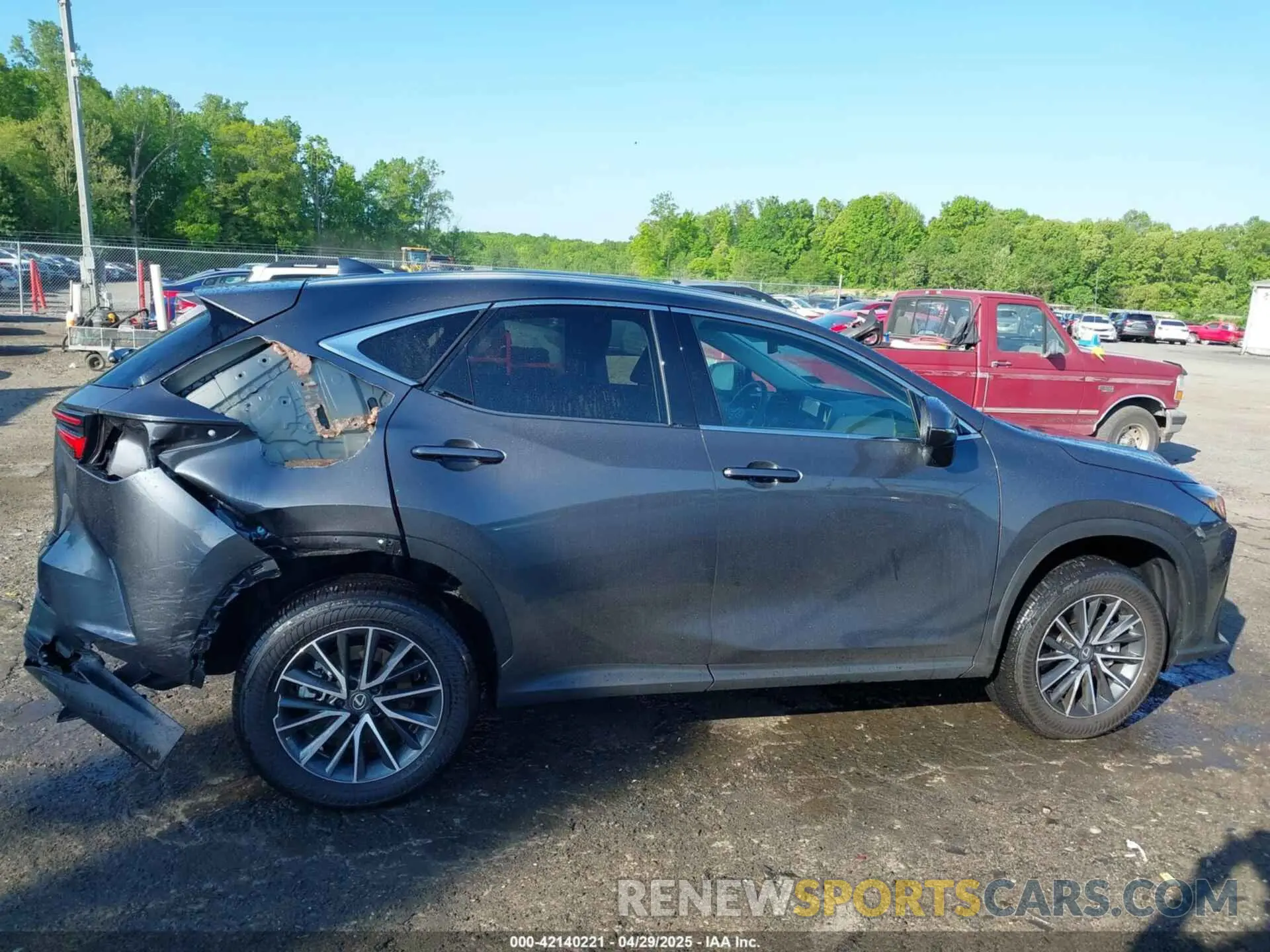 14 Photograph of a damaged car 2T2GGCEZ9SC076615 LEXUS NX 350 2025