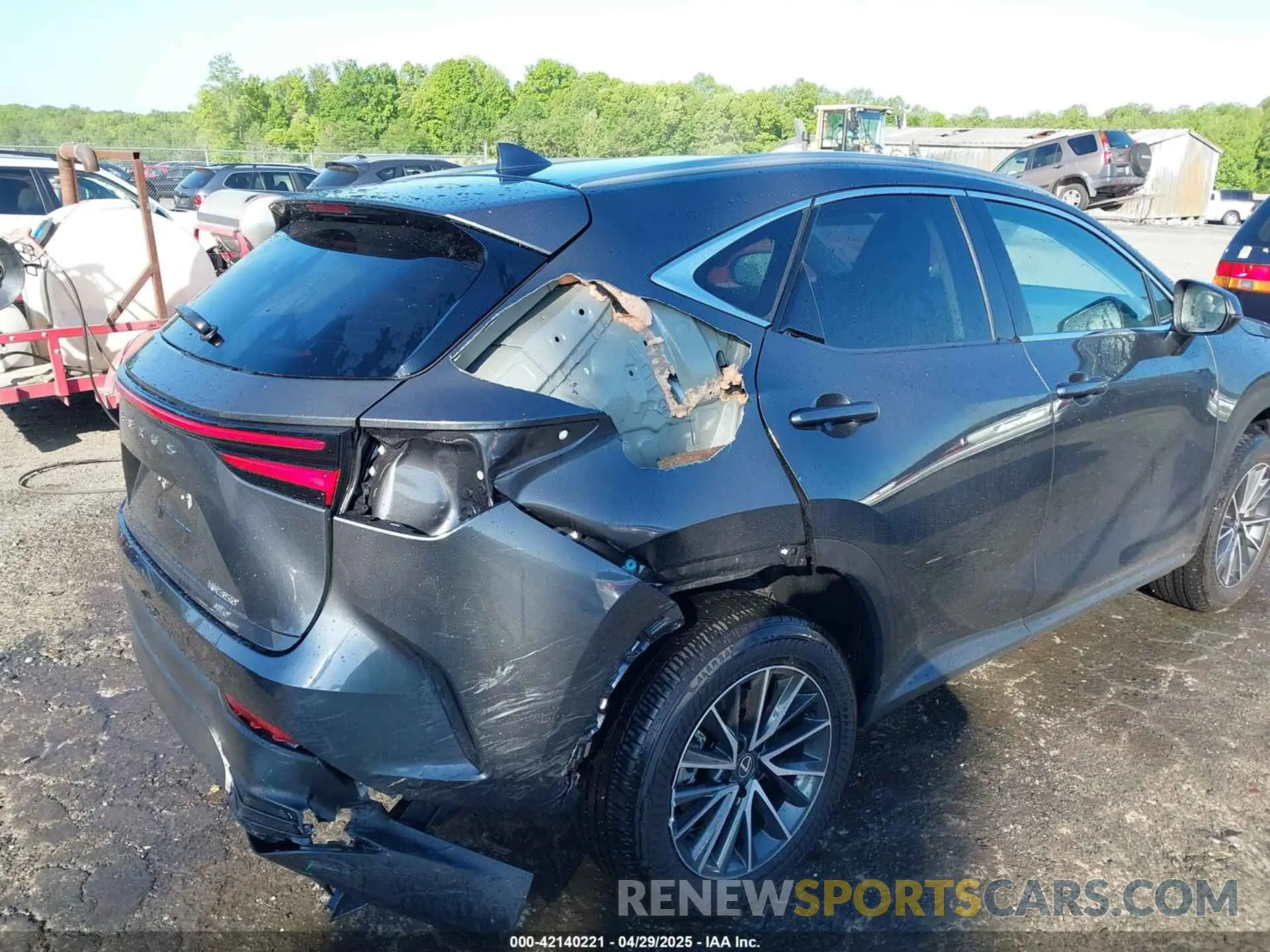 6 Photograph of a damaged car 2T2GGCEZ9SC076615 LEXUS NX 350 2025