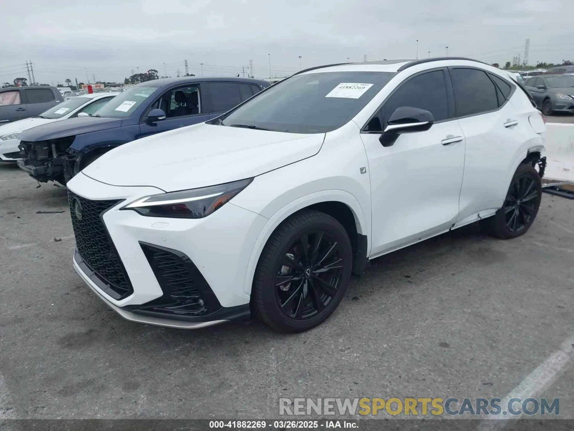 2 Photograph of a damaged car 2T2KGCEZ4SC064091 LEXUS NX 350 2025