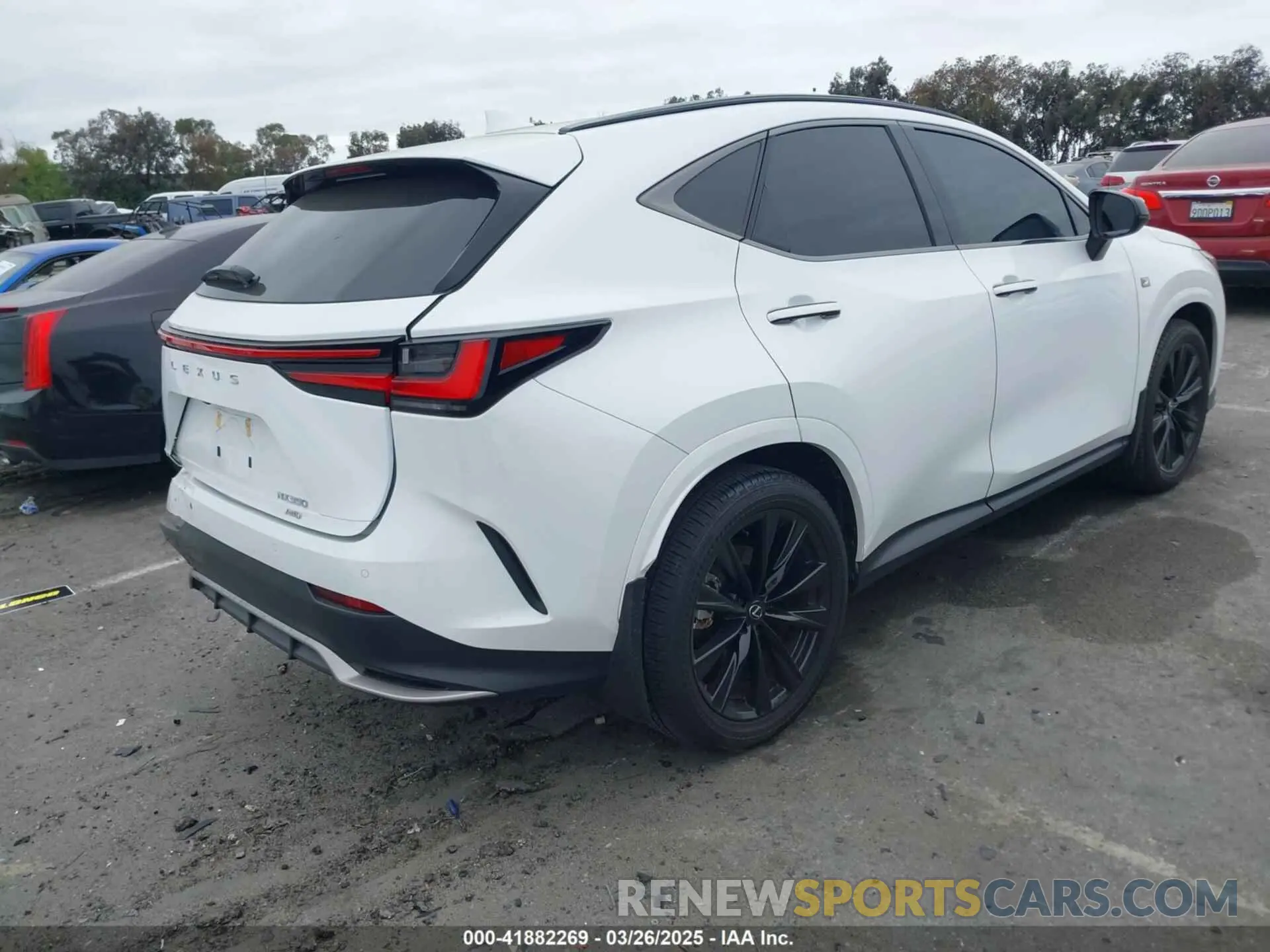 4 Photograph of a damaged car 2T2KGCEZ4SC064091 LEXUS NX 350 2025