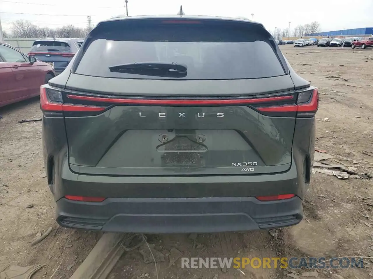 6 Photograph of a damaged car 2T2AGCEZ9SC064597 LEXUS NX 350 BAS 2025