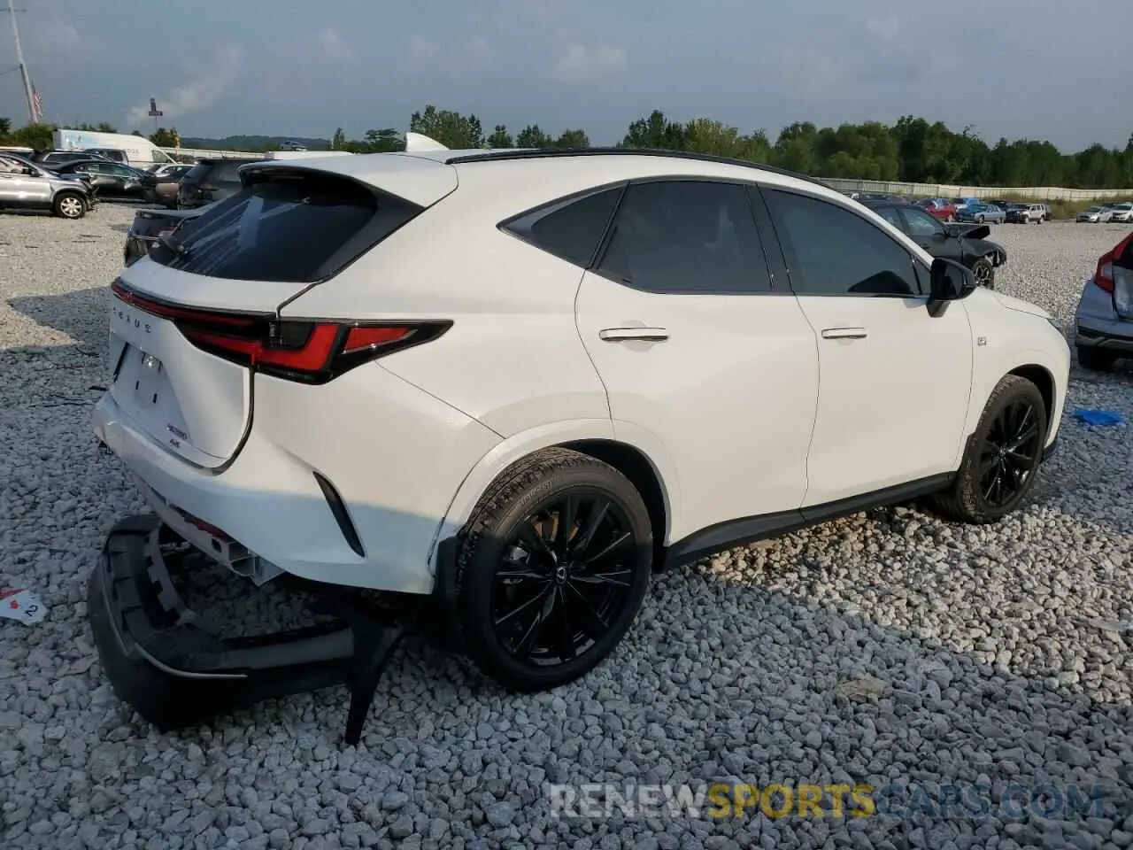 3 Photograph of a damaged car 2T2KGCEZ2RC032881 LEXUS NX 350 LUX 2024