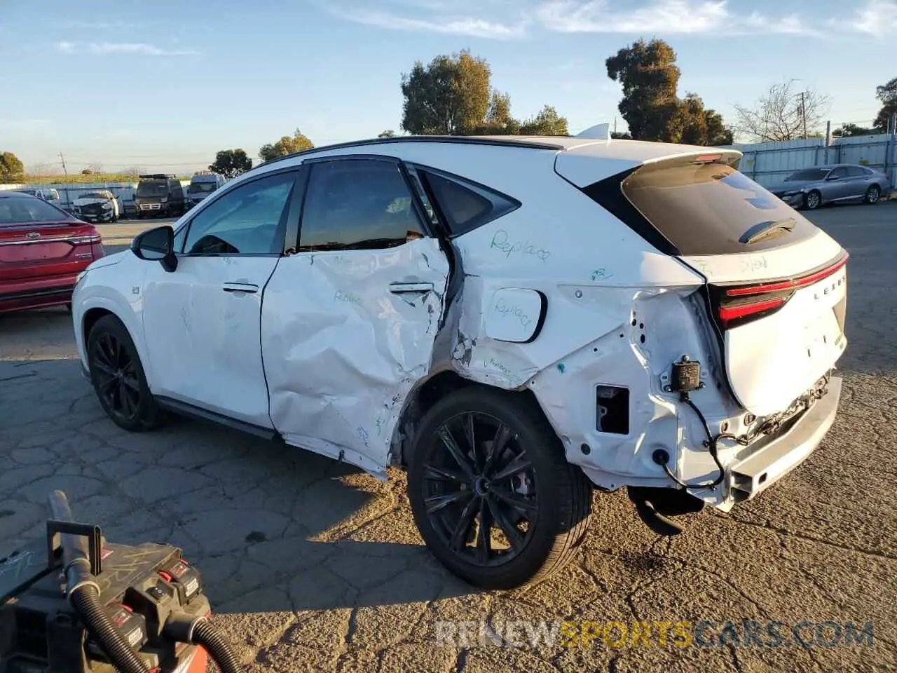 2 Photograph of a damaged car 2T2KGCEZ6RC057346 LEXUS NX 350 LUX 2024
