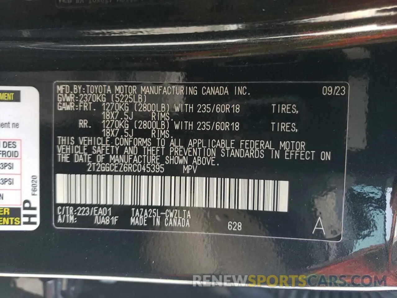 13 Photograph of a damaged car 2T2GGCEZ6RC045395 LEXUS NX 350 PRE 2024