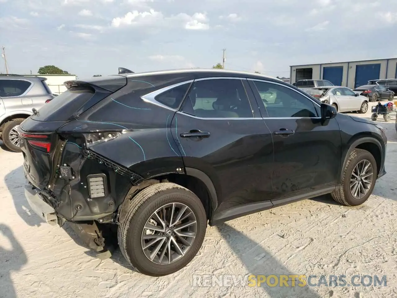 3 Photograph of a damaged car 2T2GGCEZ6RC045395 LEXUS NX 350 PRE 2024