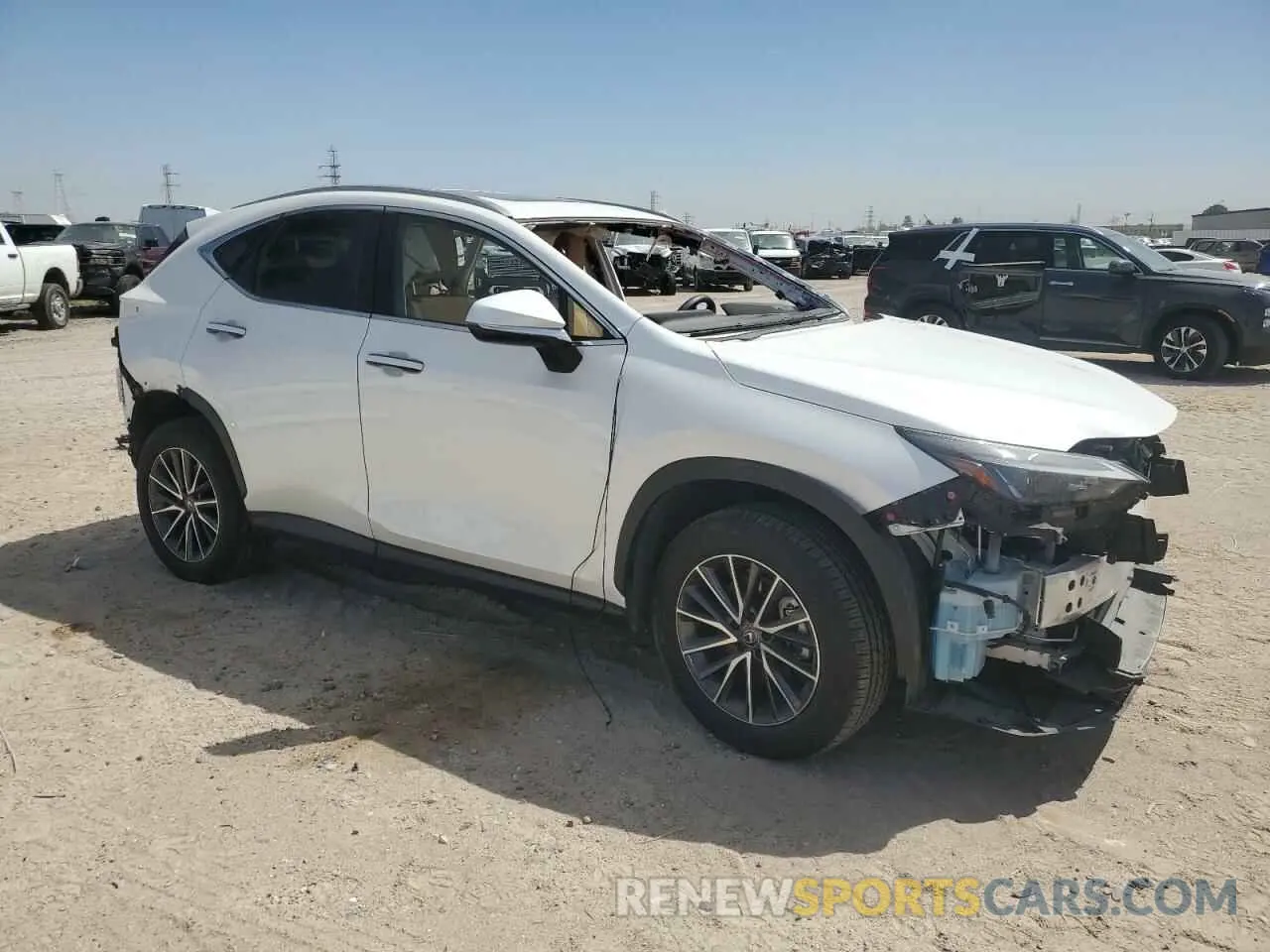 4 Photograph of a damaged car JTJGGCEZ2R5009329 LEXUS NX 350 PRE 2024