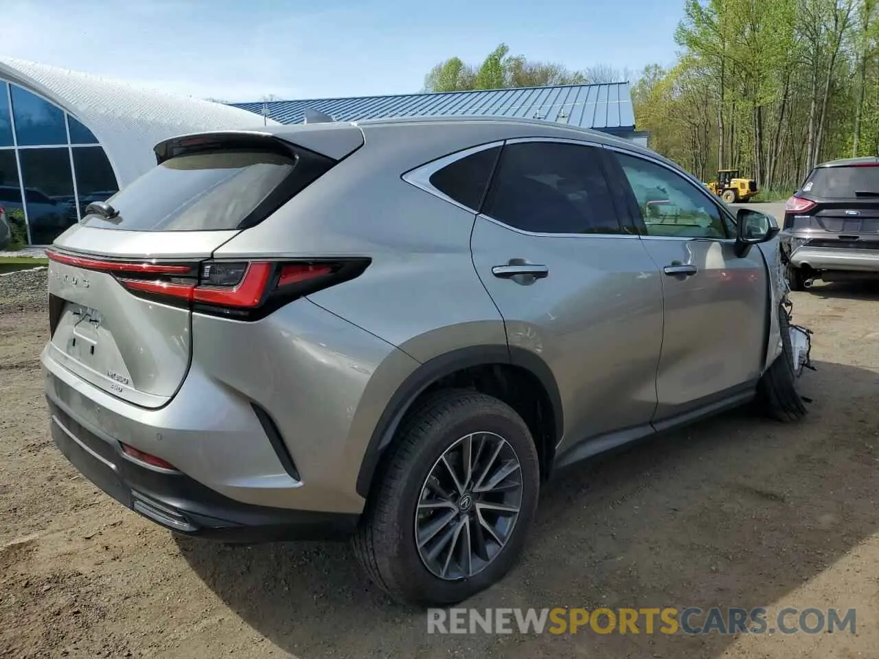 3 Photograph of a damaged car 2T2GGCEZ0SC080200 LEXUS NX 350 PRE 2025