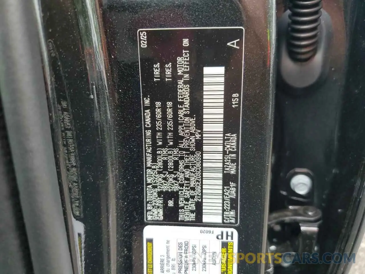13 Photograph of a damaged car 2T2GGCEZ0SC080990 LEXUS NX 350 PRE 2025