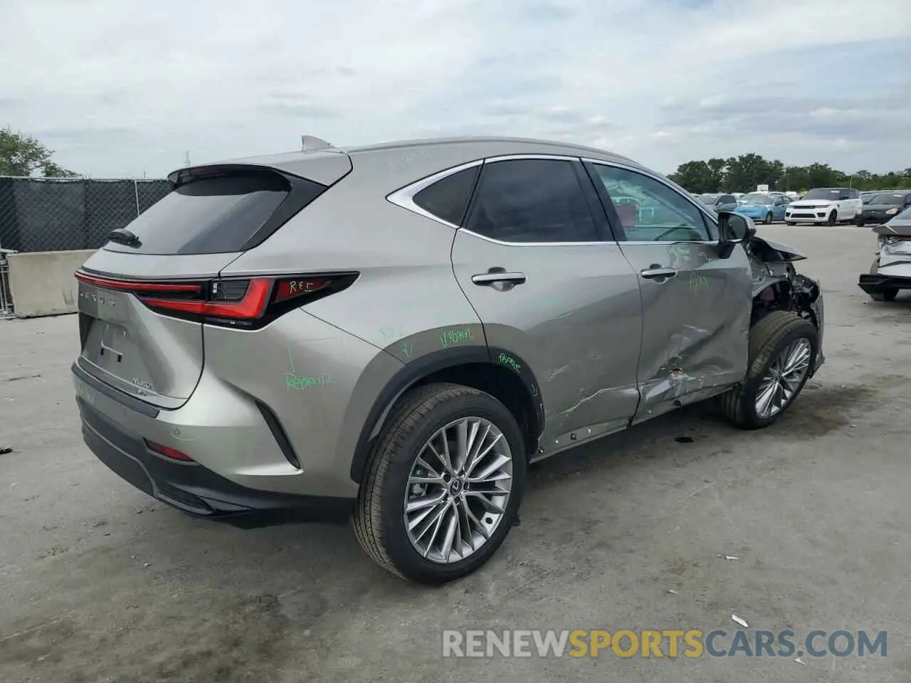 3 Photograph of a damaged car 2T2GGCEZ1SC061509 LEXUS NX 350 PRE 2025
