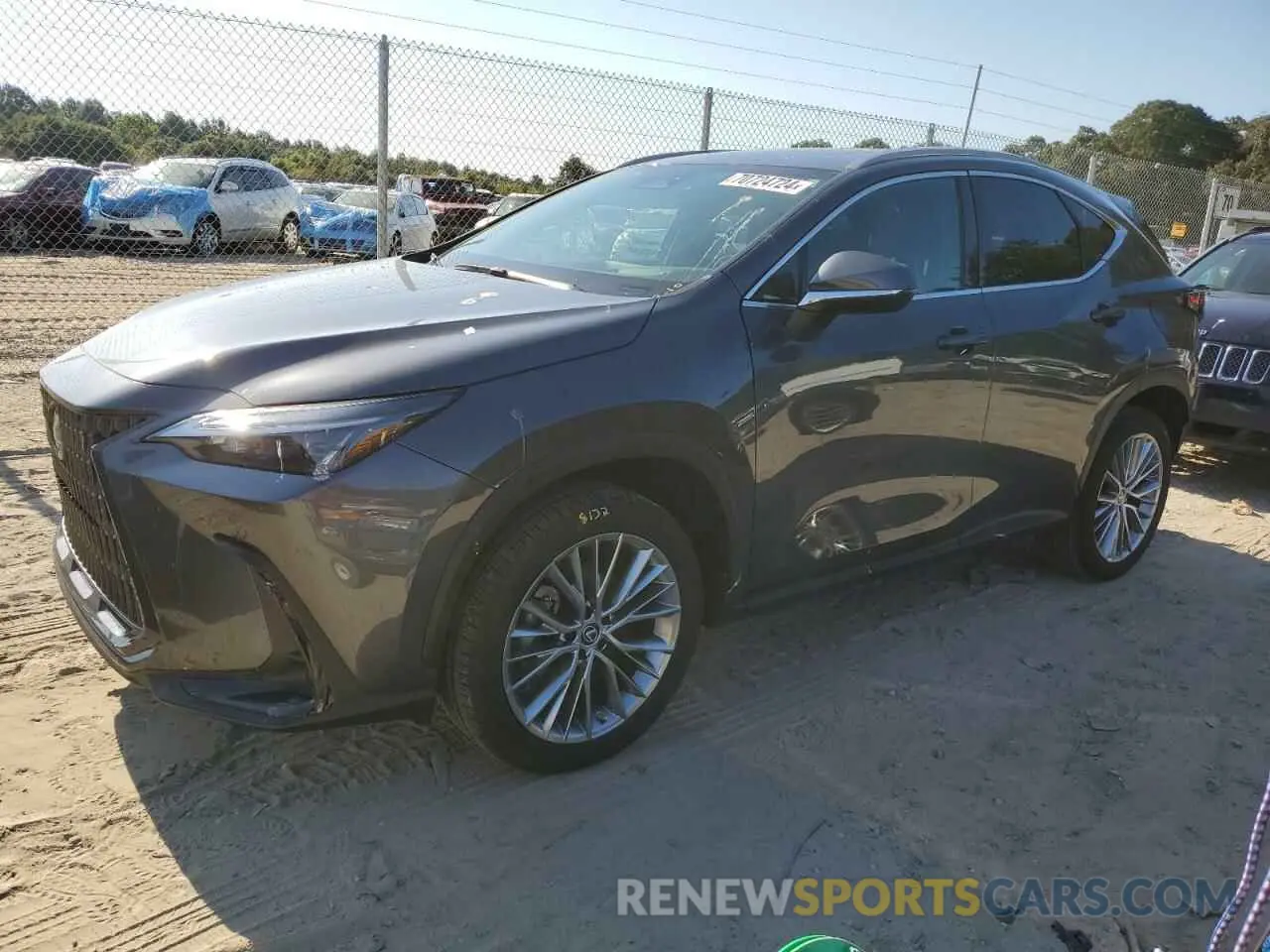 1 Photograph of a damaged car 2T2GKCEZ1NC008182 LEXUS NX 350H 2022