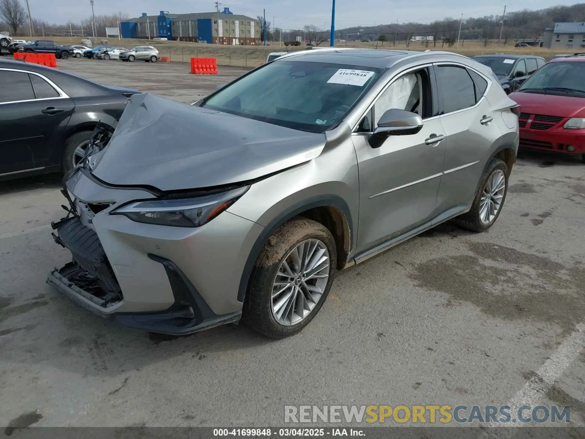 2 Photograph of a damaged car 2T2GKCEZ3NC001105 LEXUS NX 350H 2022