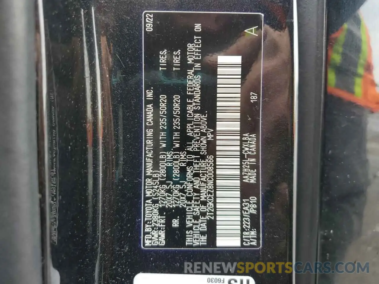 15 Photograph of a damaged car 2T2GKCEZ8NC008566 LEXUS NX 350H 2022