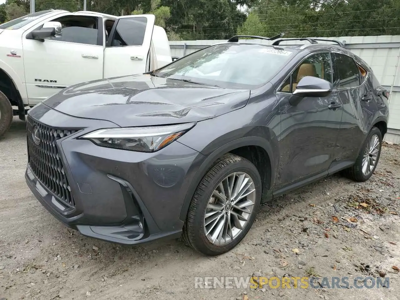 1 Photograph of a damaged car 2T2GKCEZ8NC009023 LEXUS NX 350H 2022