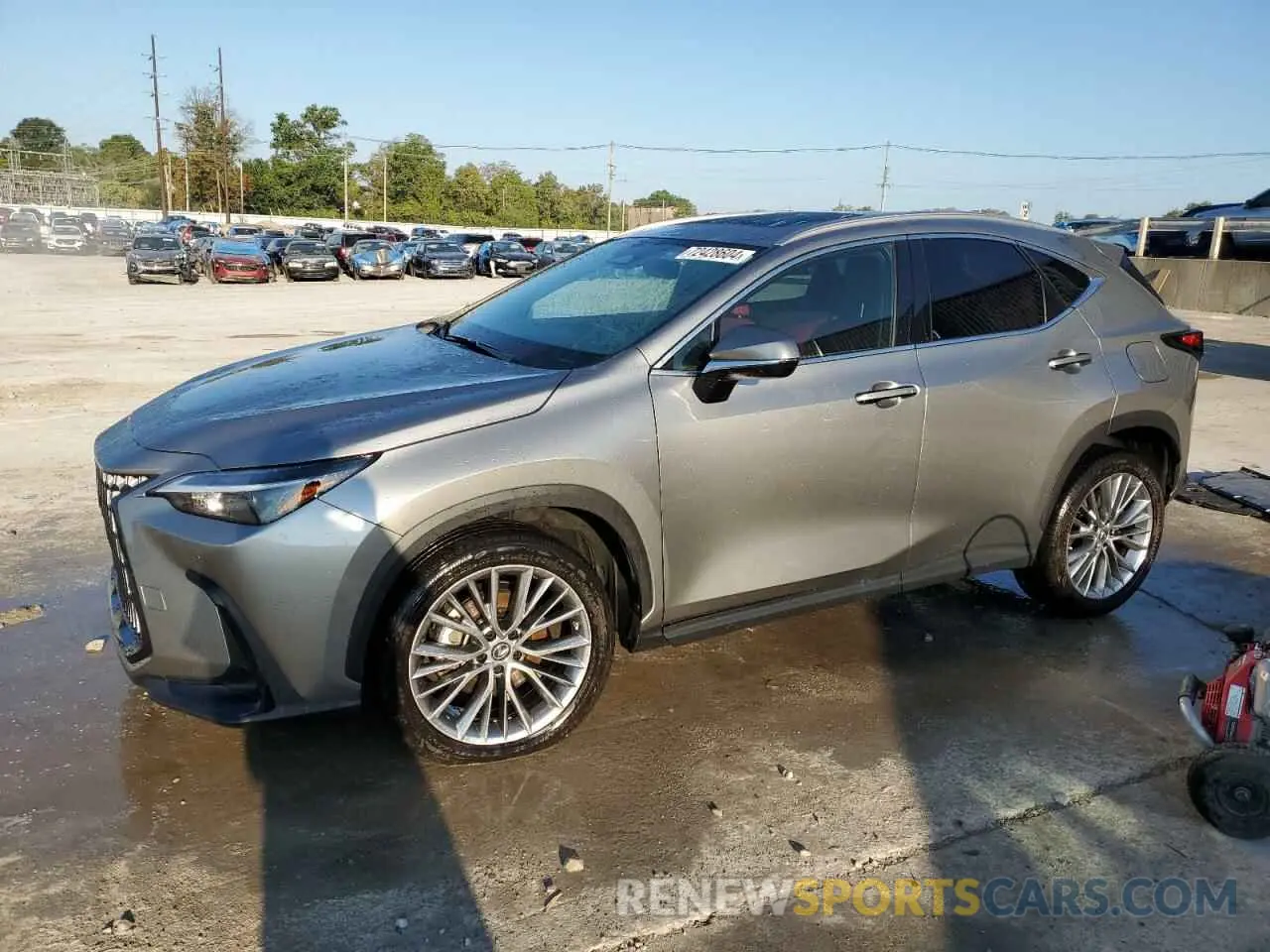 1 Photograph of a damaged car 2T2GKCEZ9NC003070 LEXUS NX 350H 2022