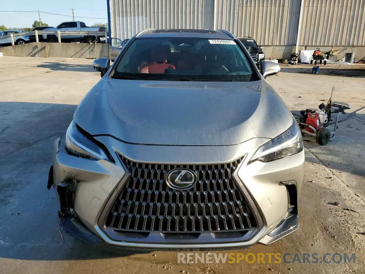 5 Photograph of a damaged car 2T2GKCEZ9NC003070 LEXUS NX 350H 2022