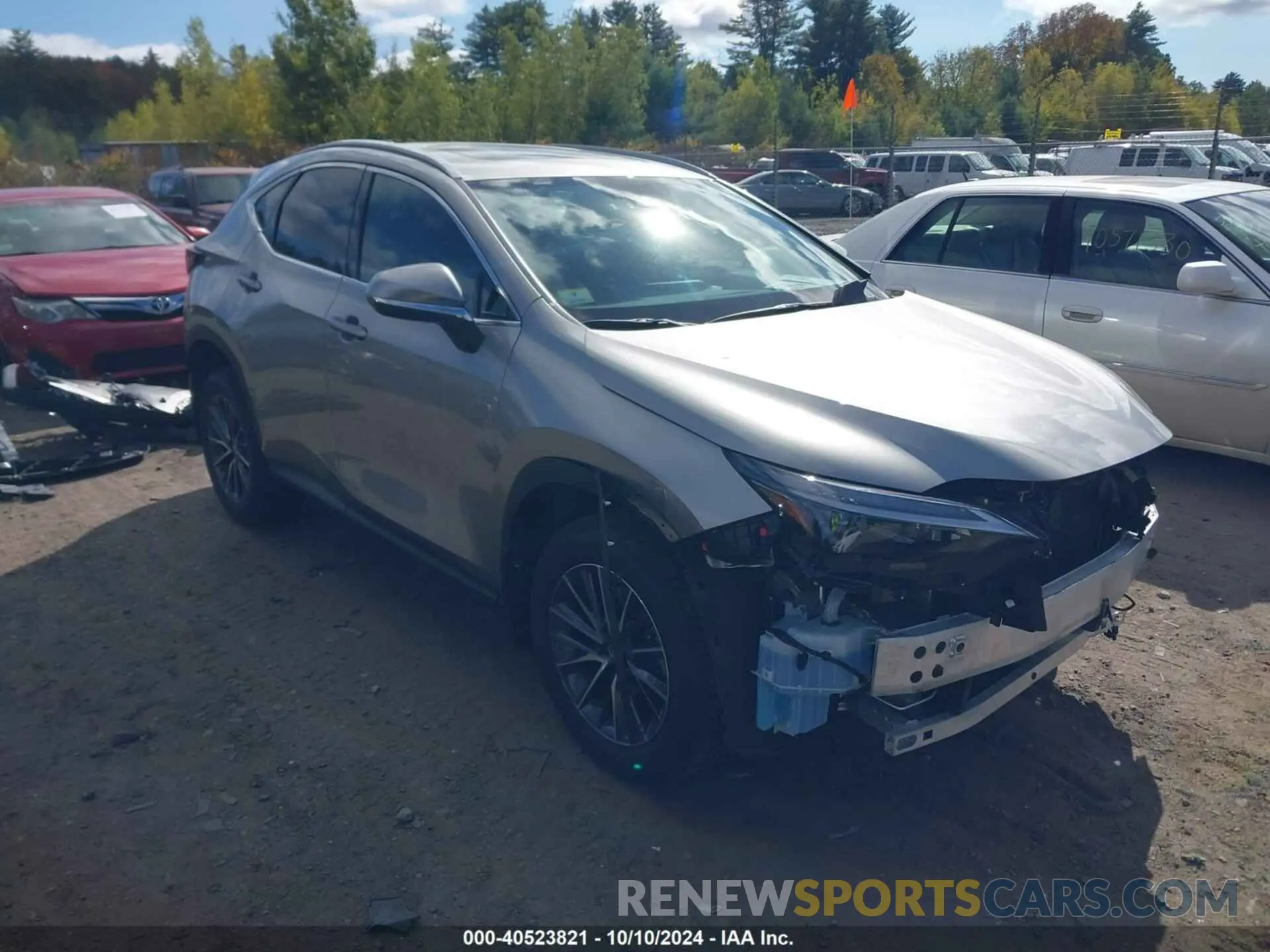 1 Photograph of a damaged car 2T2GKCEZXNC006902 LEXUS NX 350H 2022